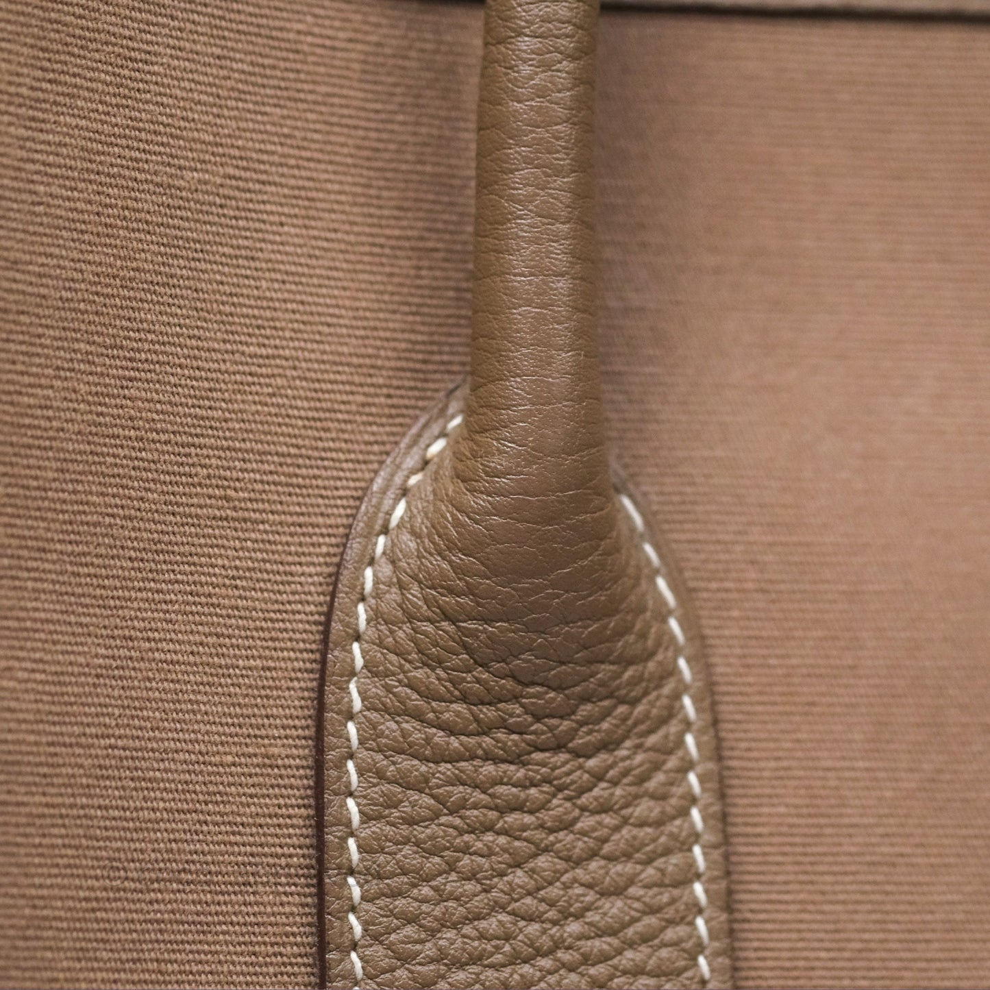 Hermès Garden Party 36 Etoupe Canvas