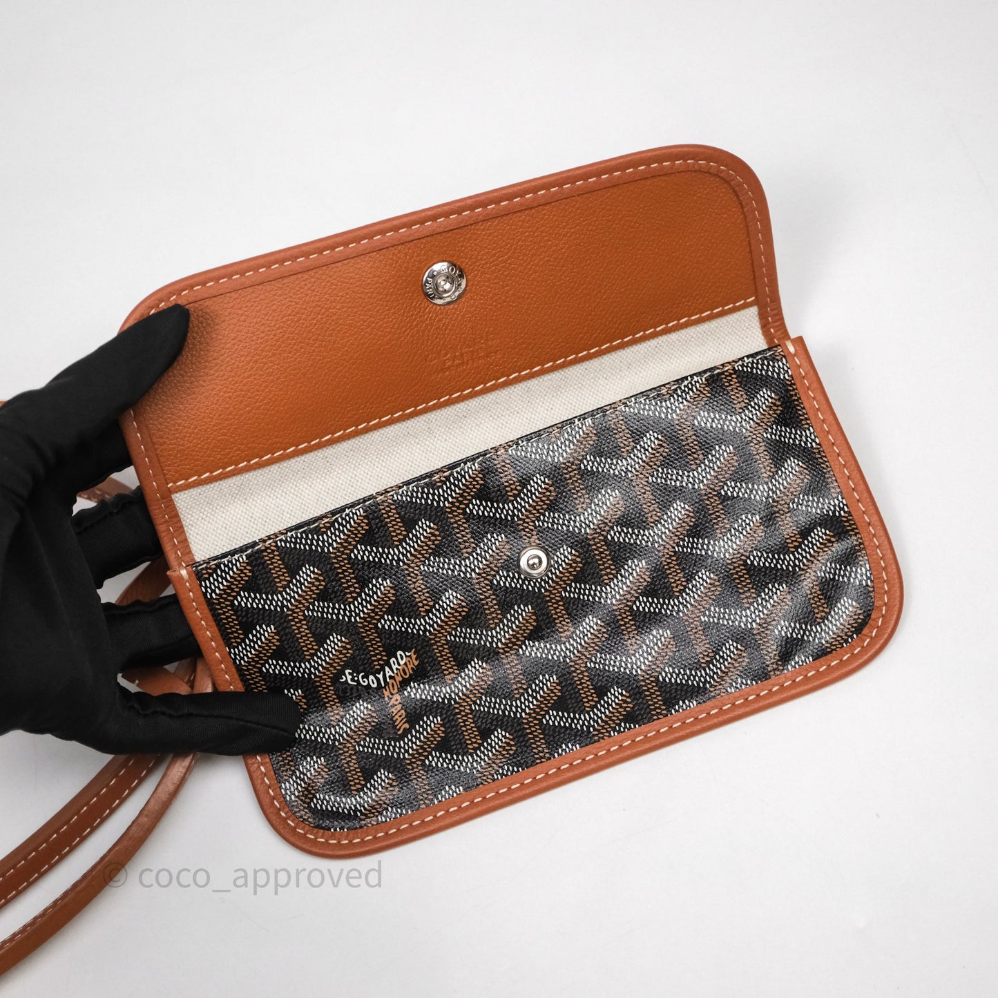 Goyard Saint Louis Tote Bag GM Black/Tan