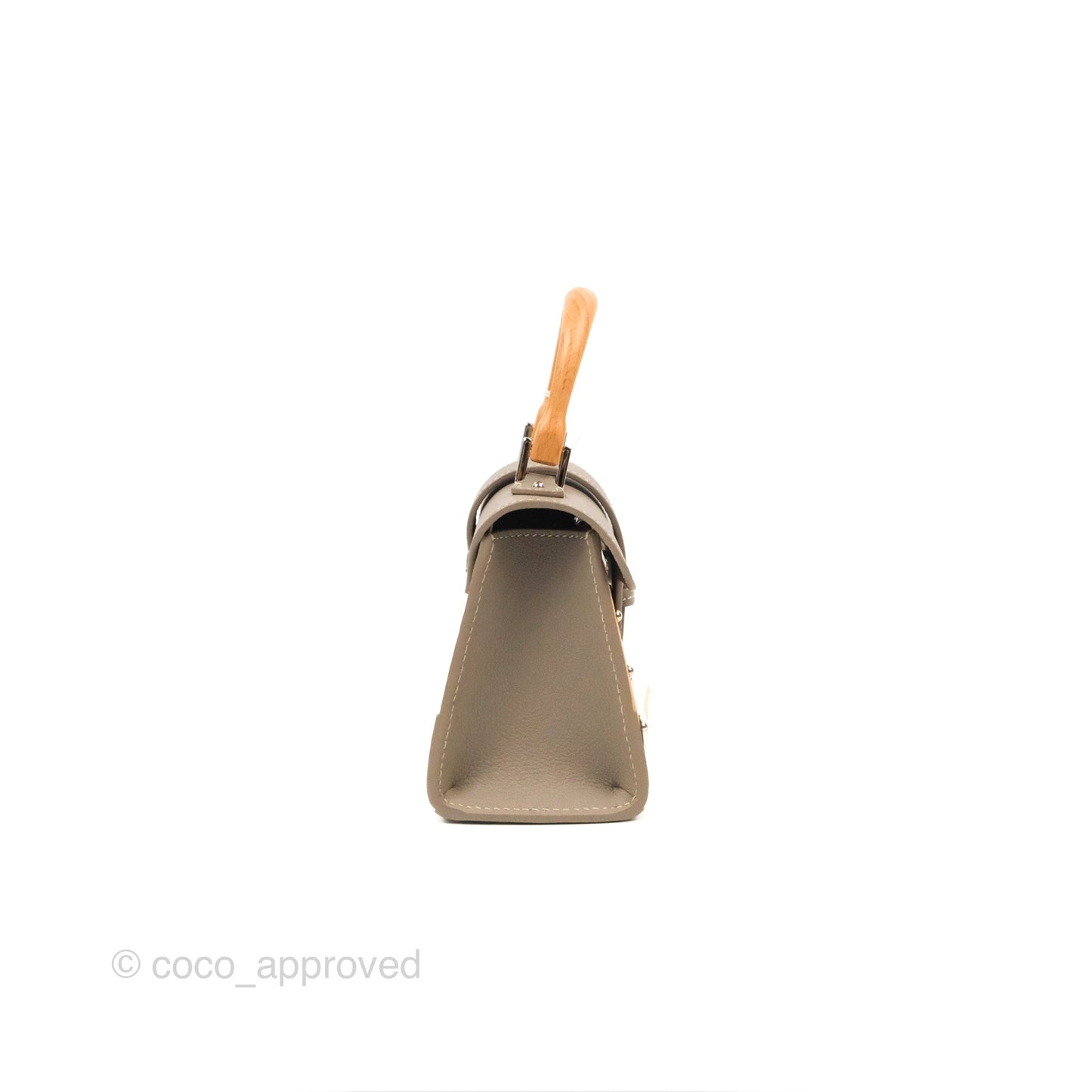 Goyard Saïgon Structuré Nano Bag Grege Silver Hardware