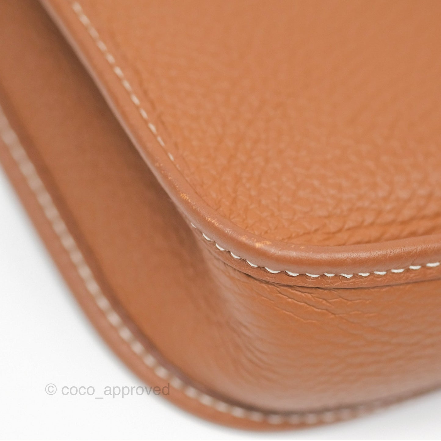 Hermès Mini Evelyne 16 Gold Clemence Gold Hardware