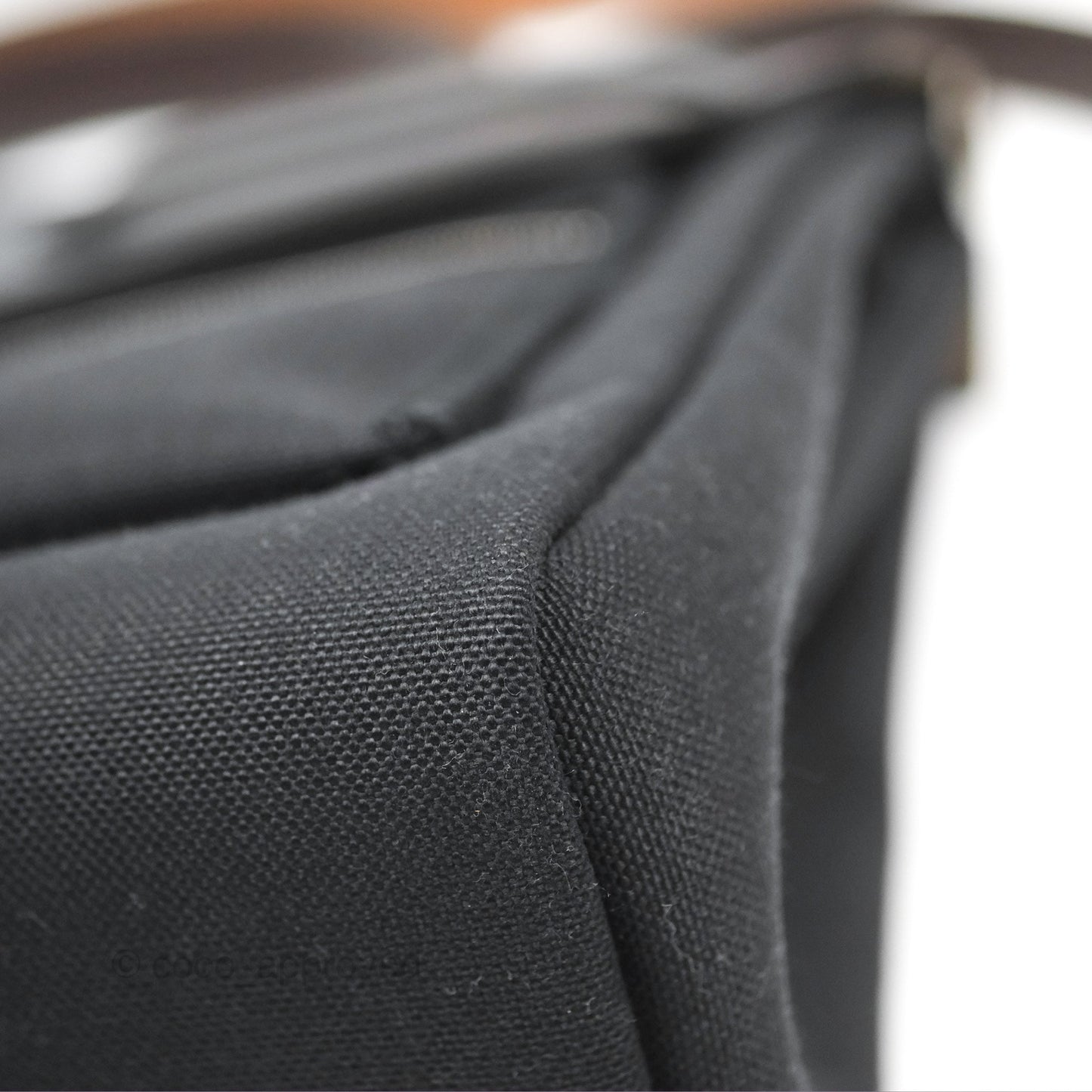 Hermès Herbag Zip 31 Black/Navy Canvas Palladium Hardware