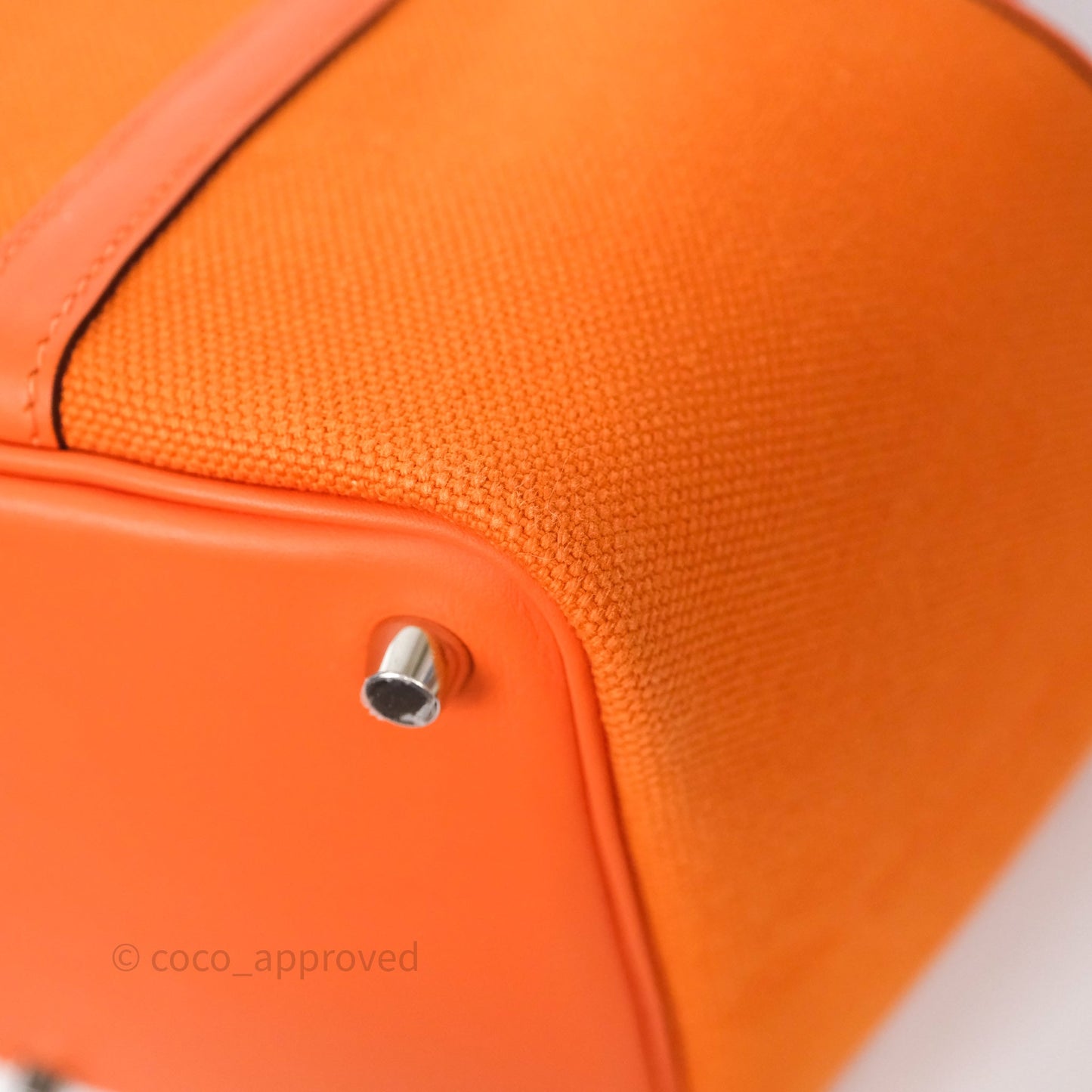 Hermès Picotin Lock 18 Cargo Pockets Orange Minium 0X Palladium Hardware
