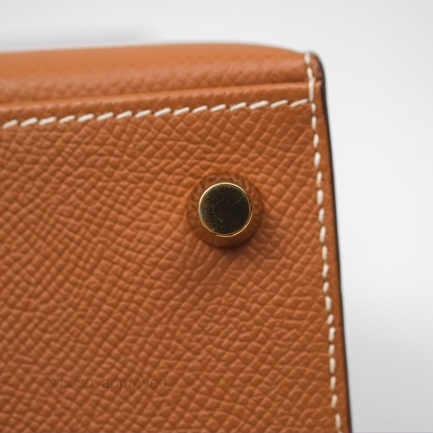 Hermès Kelly 25 Sellier Gold 37 Epsom Gold Hardware