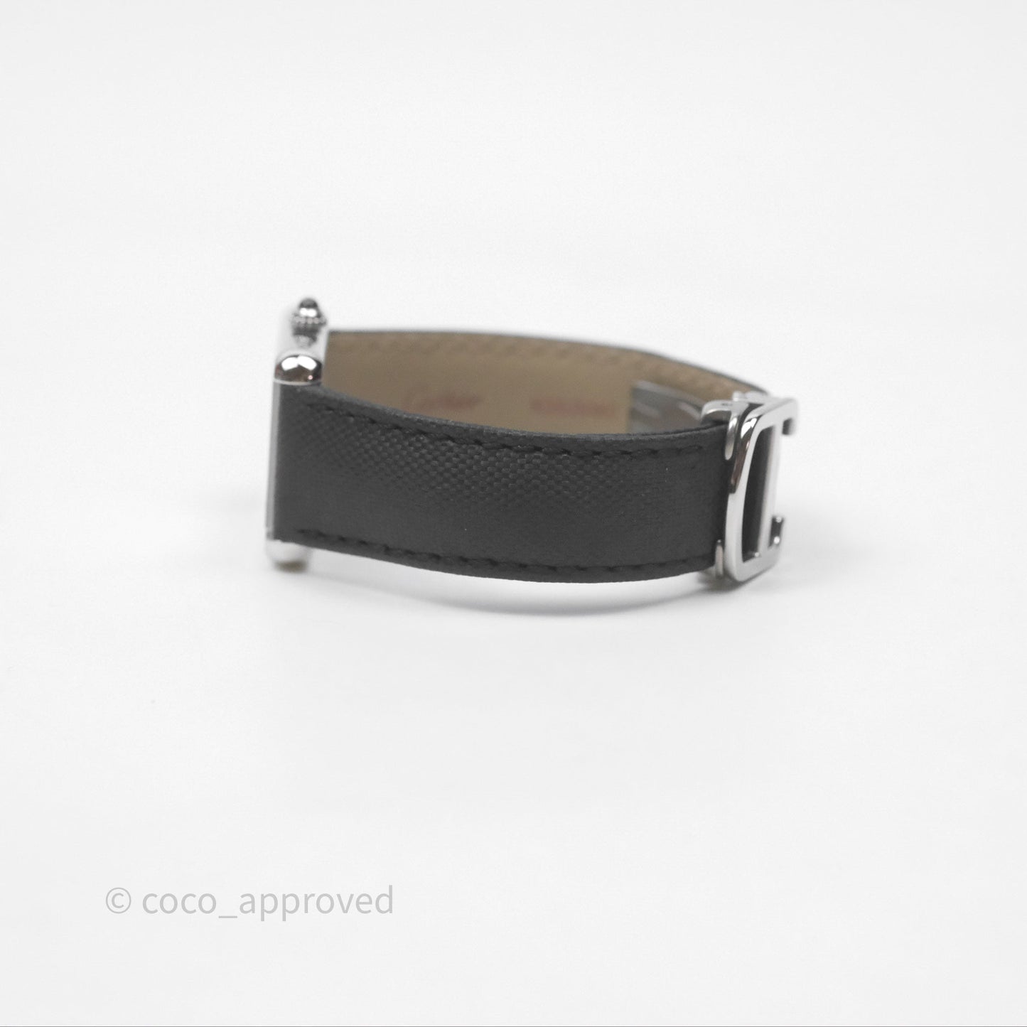 Cartier Tank Solo Watch Small Model Steel Black