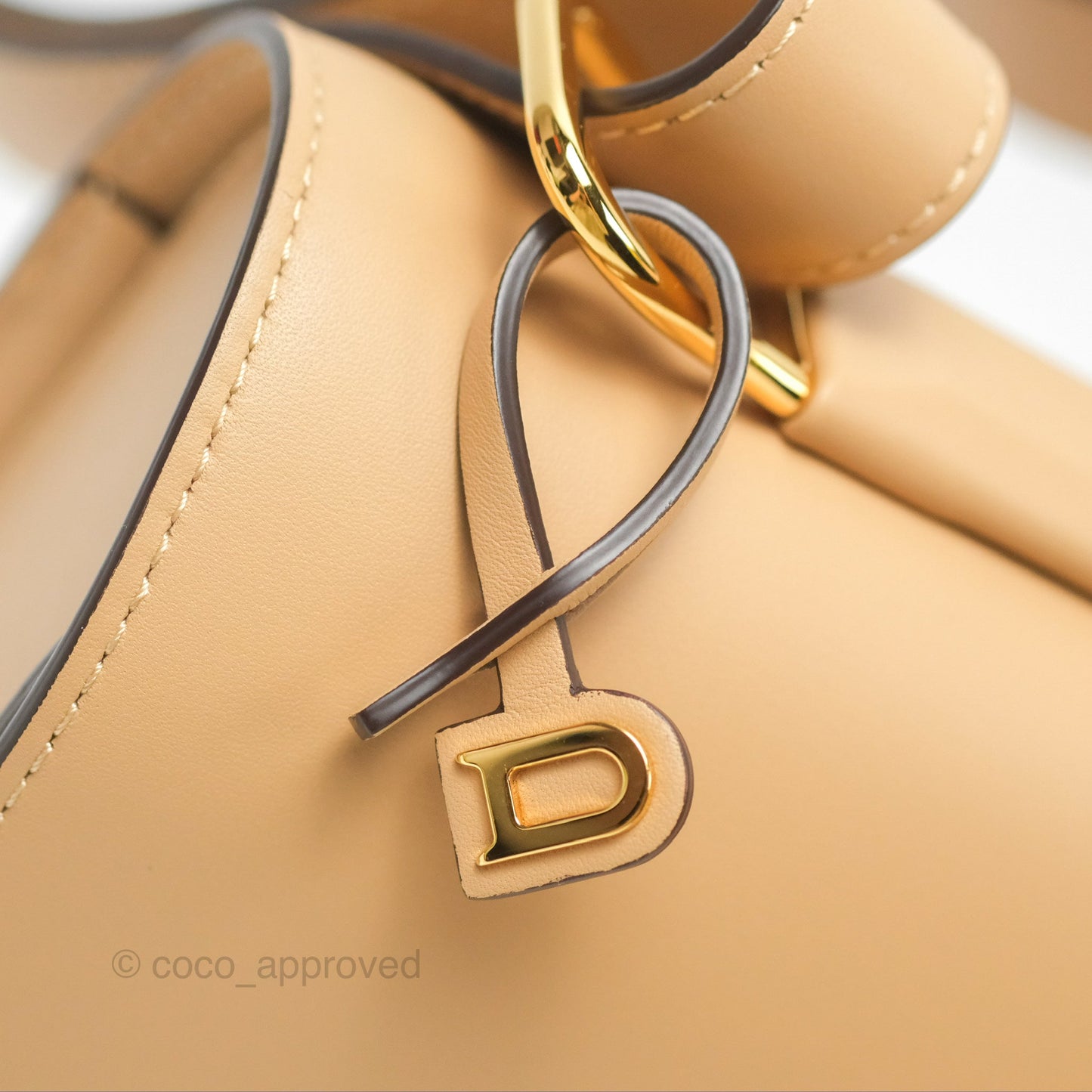 Delvaux Lingot Bag Latte Olen Calfskin