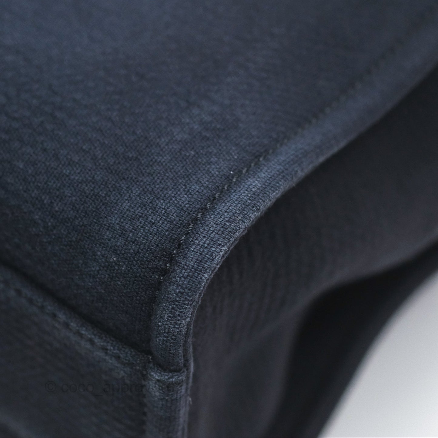 Chanel New Small Deauville Navy Canvas