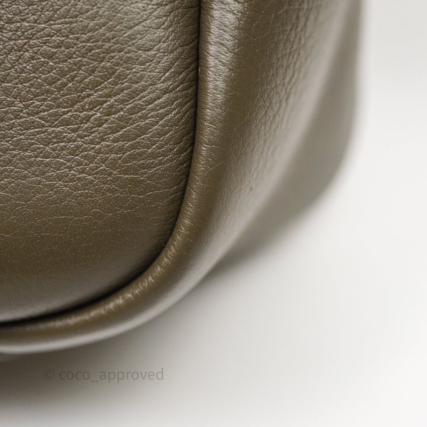 Saint Laurent Small LE 5 à 7 Supple Light Musk Grained Leather