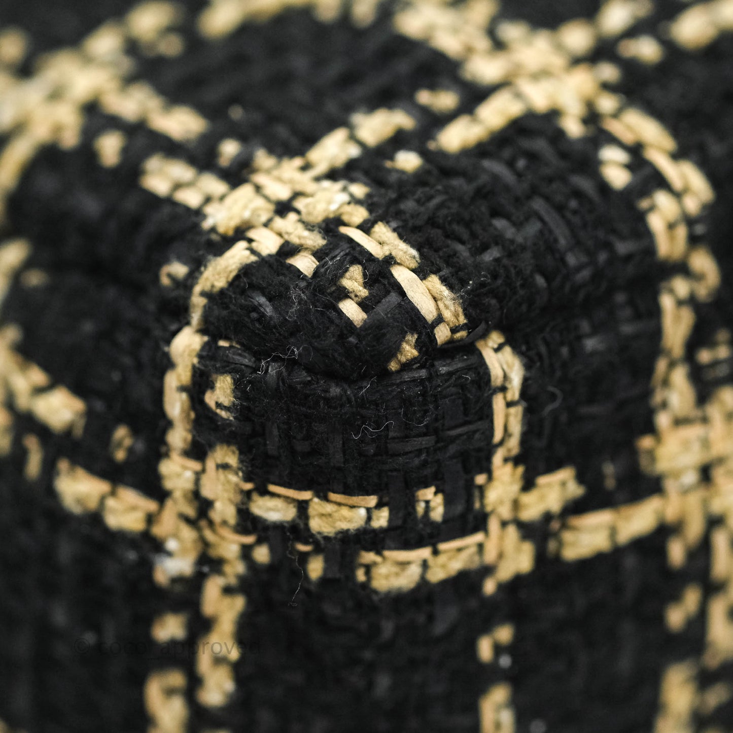 Chanel 19 Small Tweed Black and Gold Mixed Hardware