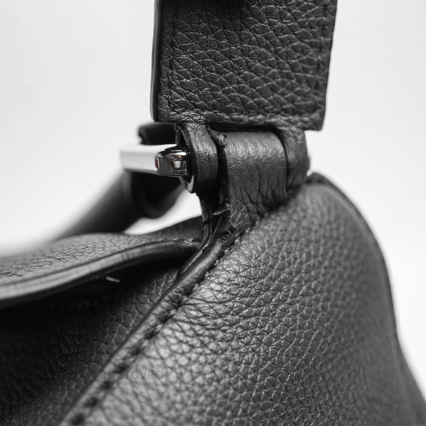 Loewe Small Puzzle Grey Calfskin Edge Bag