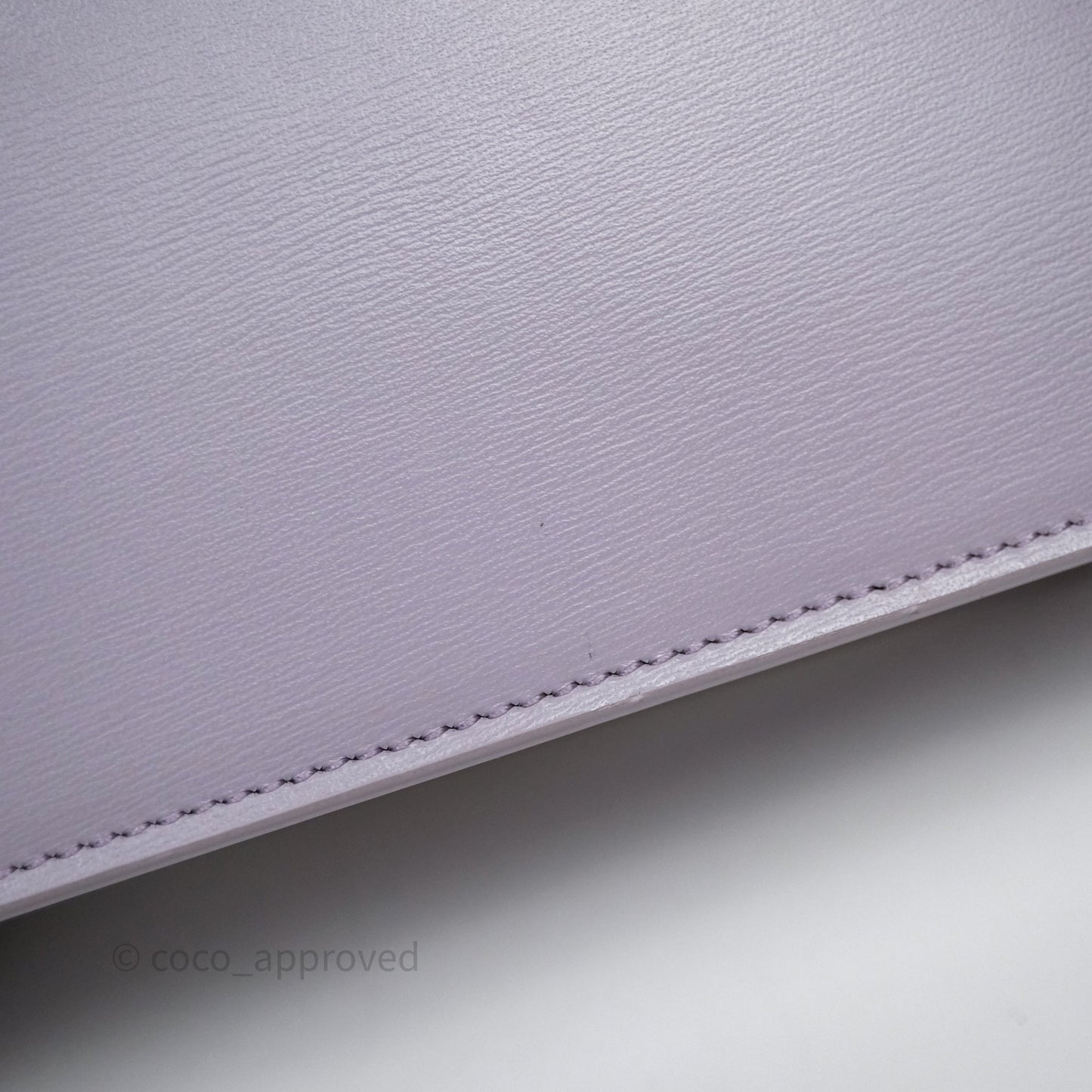 Celine Margo Wallet On Chain in Purple lavender Shiny Calfskin