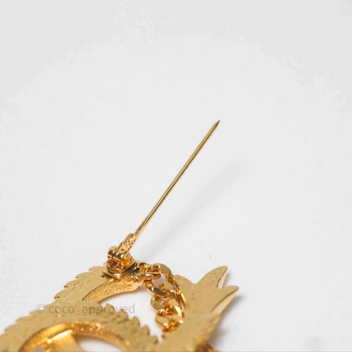 Chanel CC Dragon Chinese New Year Edition Brooch Gold Tone 24C