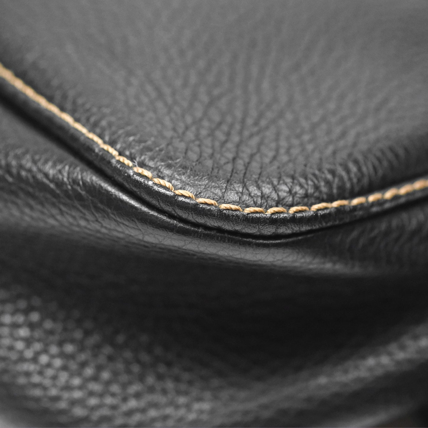 Chanel Vintage Fringe CC Shoulder Bag Black Calfskin