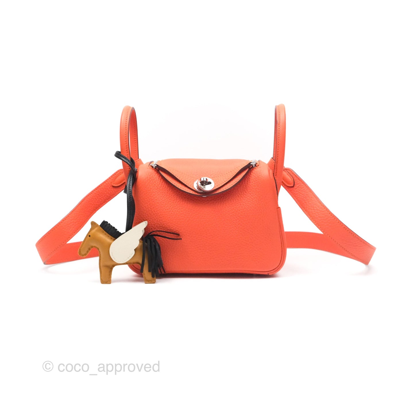 Hermès Mini Lindy 20 Clemence Palladium Hardware