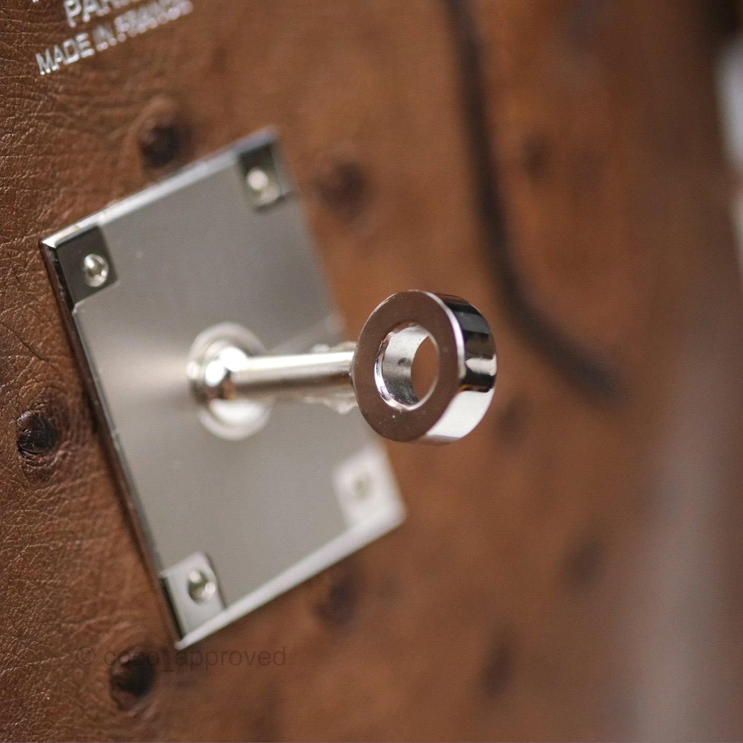 Hermès Birkin Retourne 30 Dark Brown Ostrich Palladium Hardware