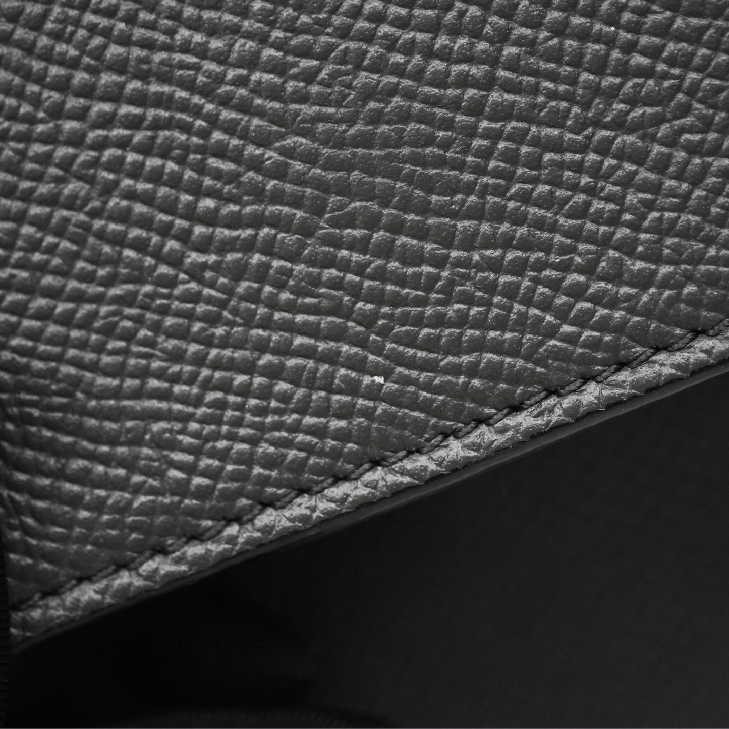 Celine Pico Belt Bag Grey Grained Calfskin Gold Hardware
