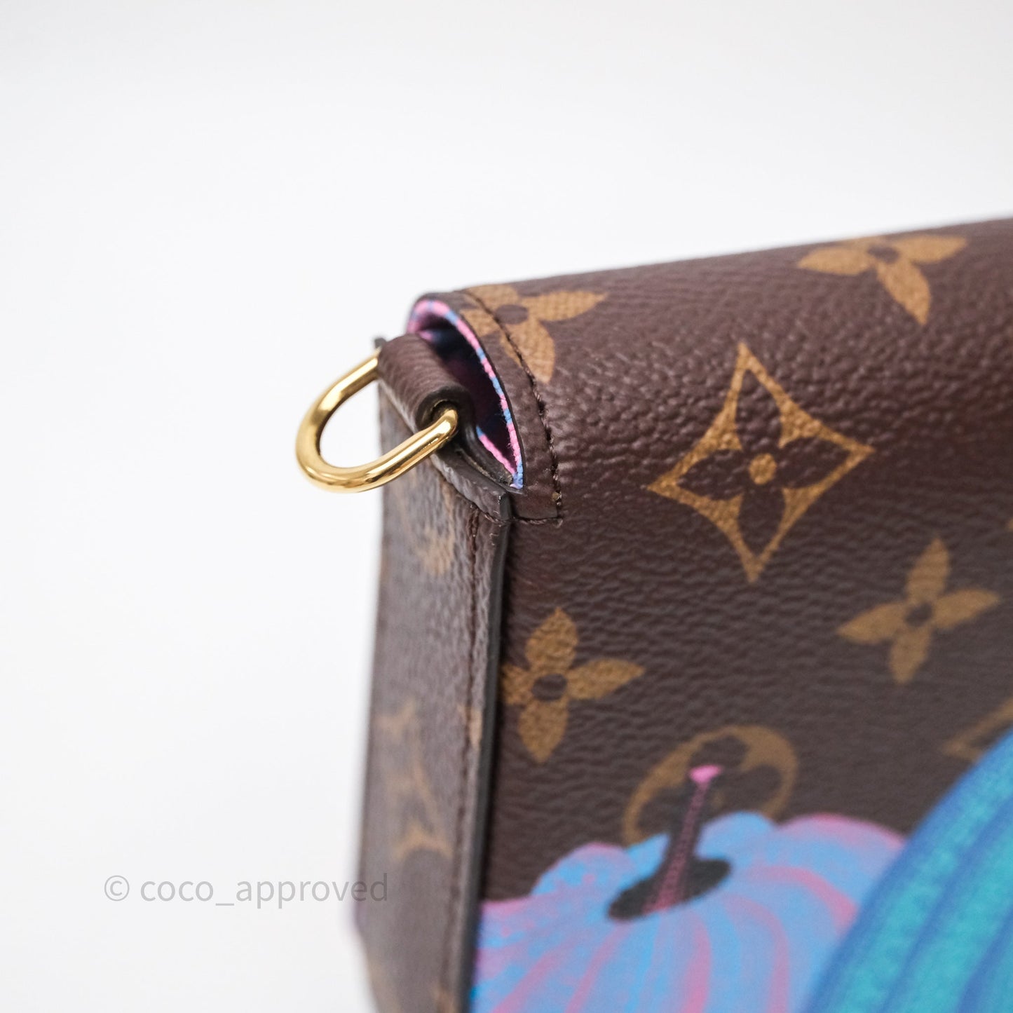 Louis Vuitton X Yayoi Kusama Pochette Felicie in Monogram Pumpkins