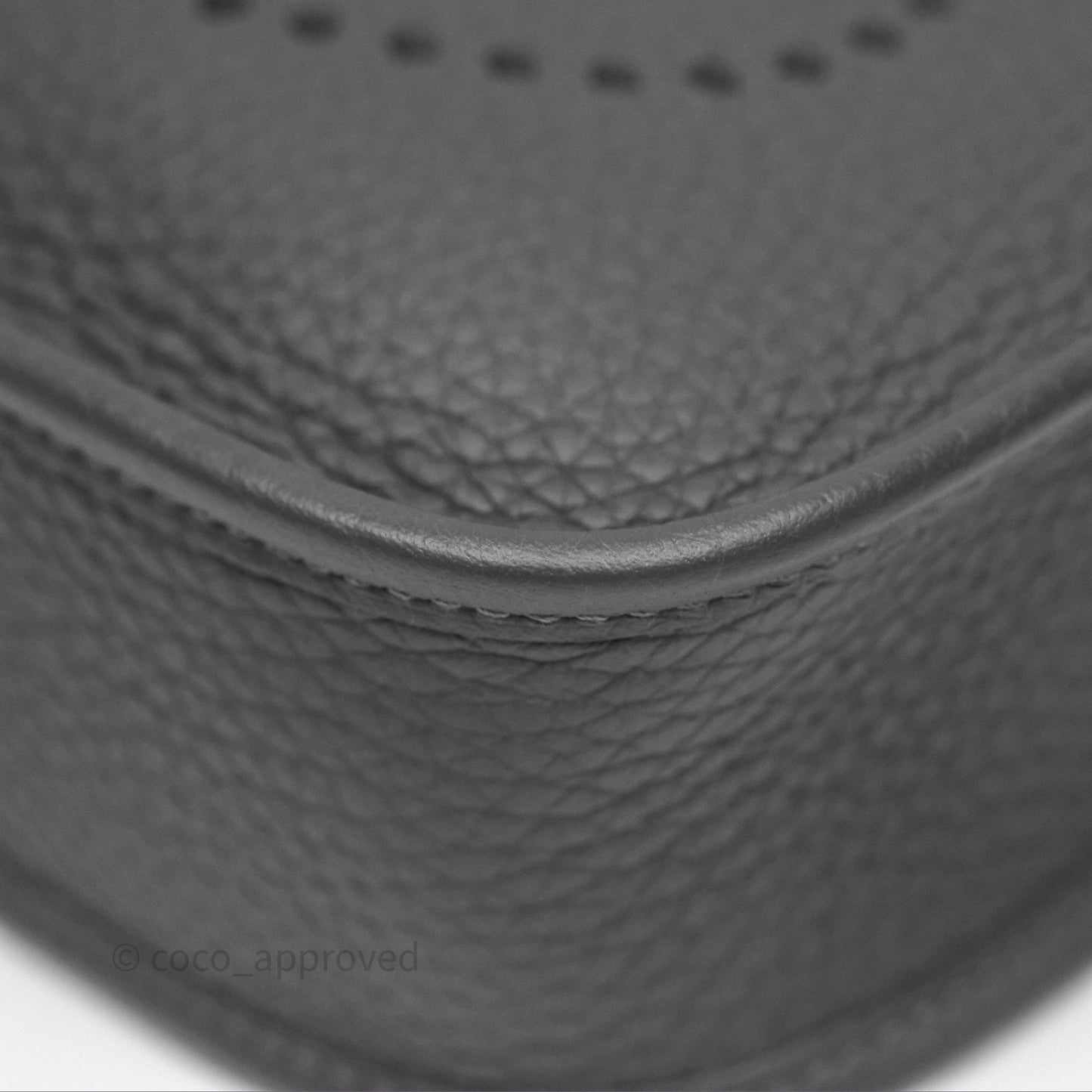 Hermès Mini Evelyne 16 Dark Bronze O0 Clemence Palladium Hardware