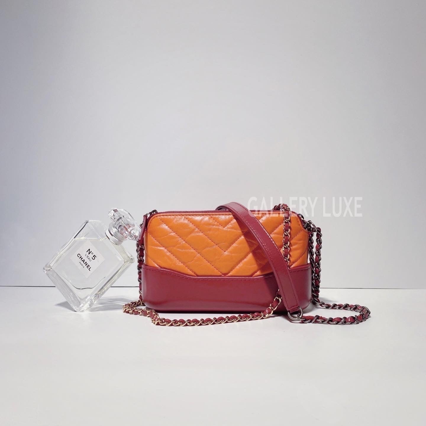 No.3363-Chanel Chevron Gabrielle Wallet On Chain
