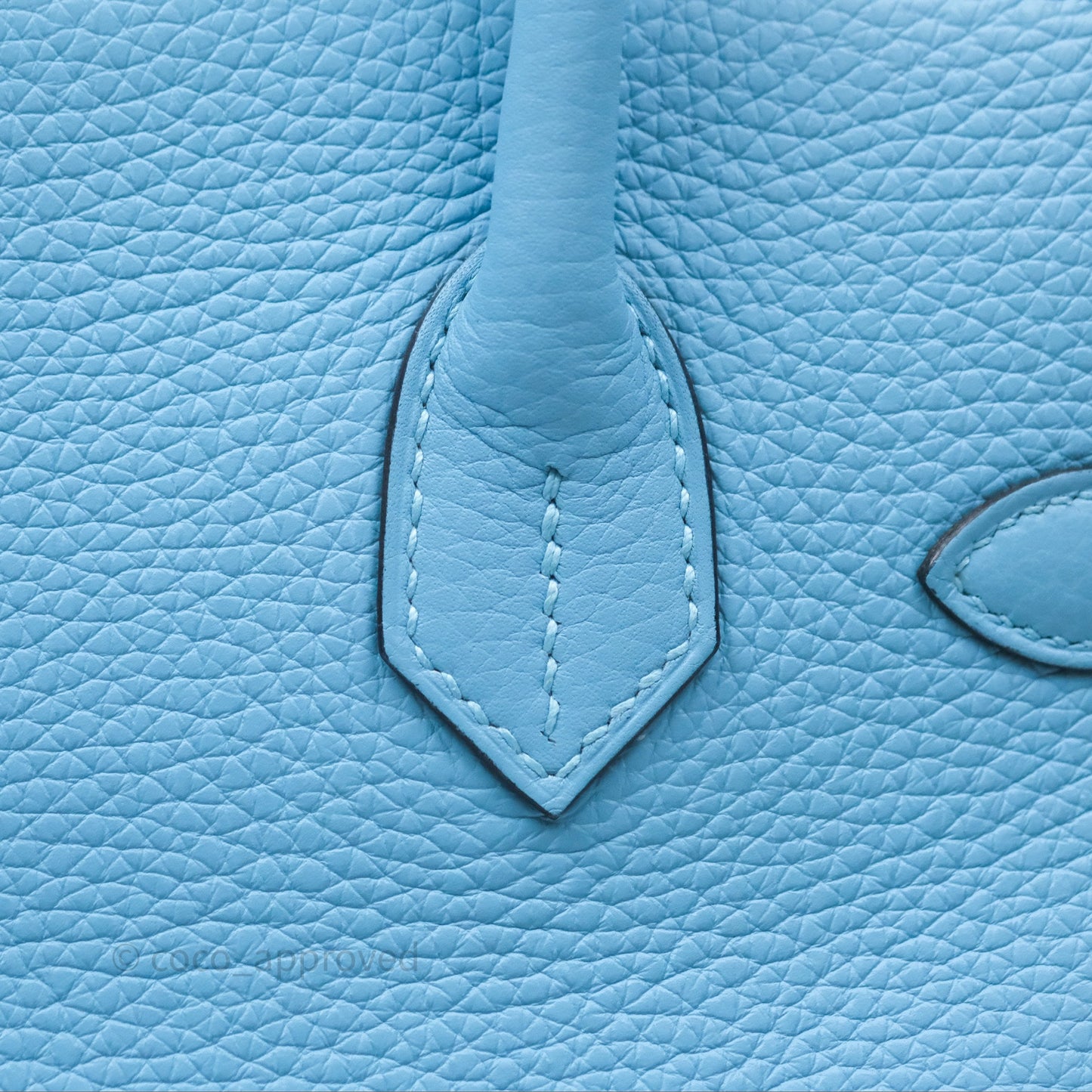 Hermès Birkin 30 Bleu De Nord Togo Palladium Hardware
