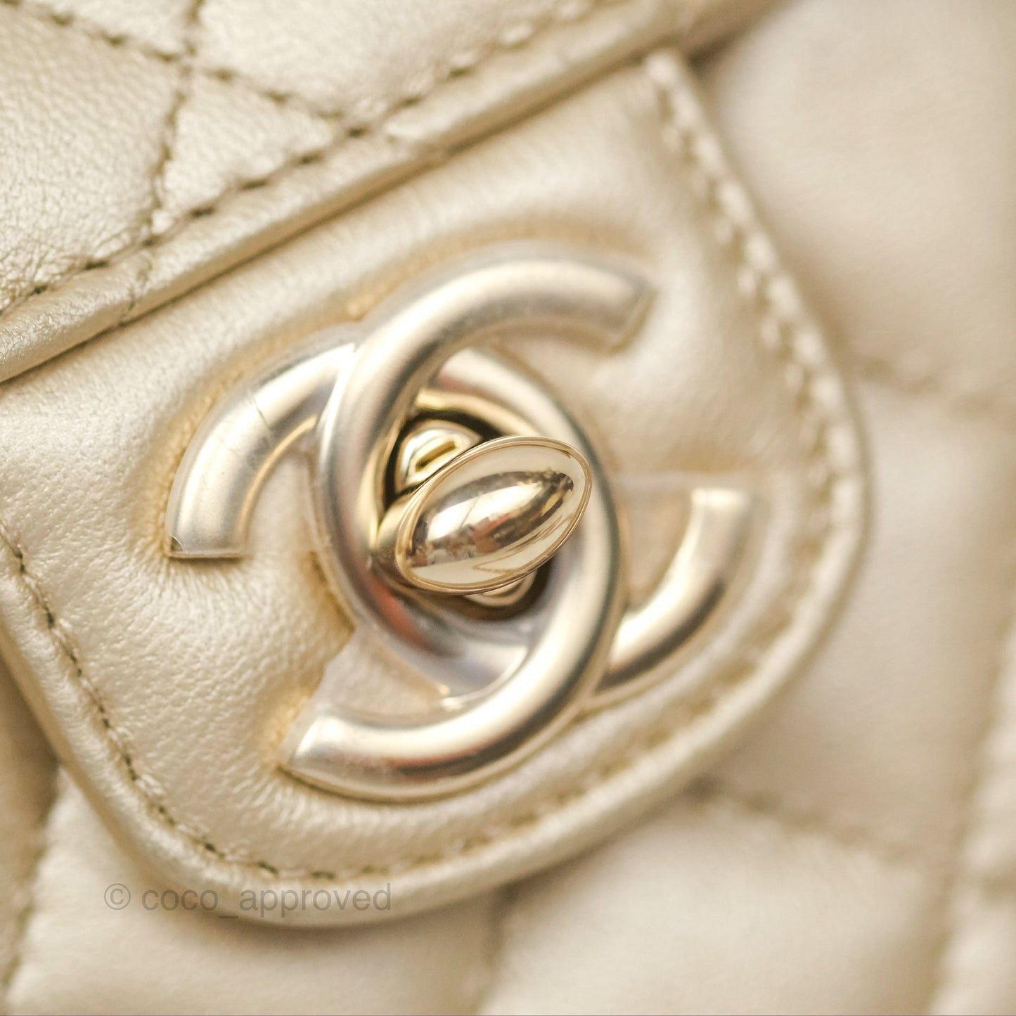 Chanel Small Heart Bag Gold Lambskin Gold Hardware 22S