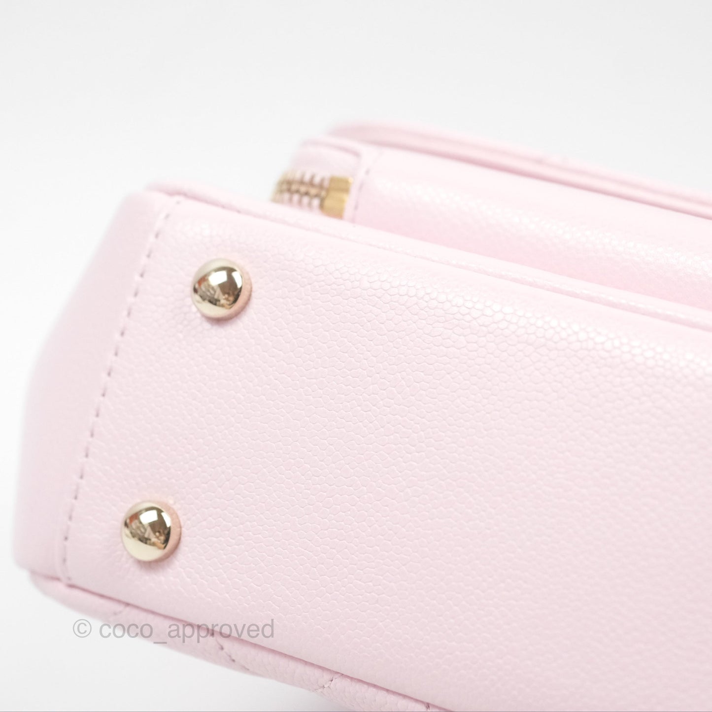 Chanel Quilted Small Business Affinity Flap Light Pink Caviar Gold Hardware
