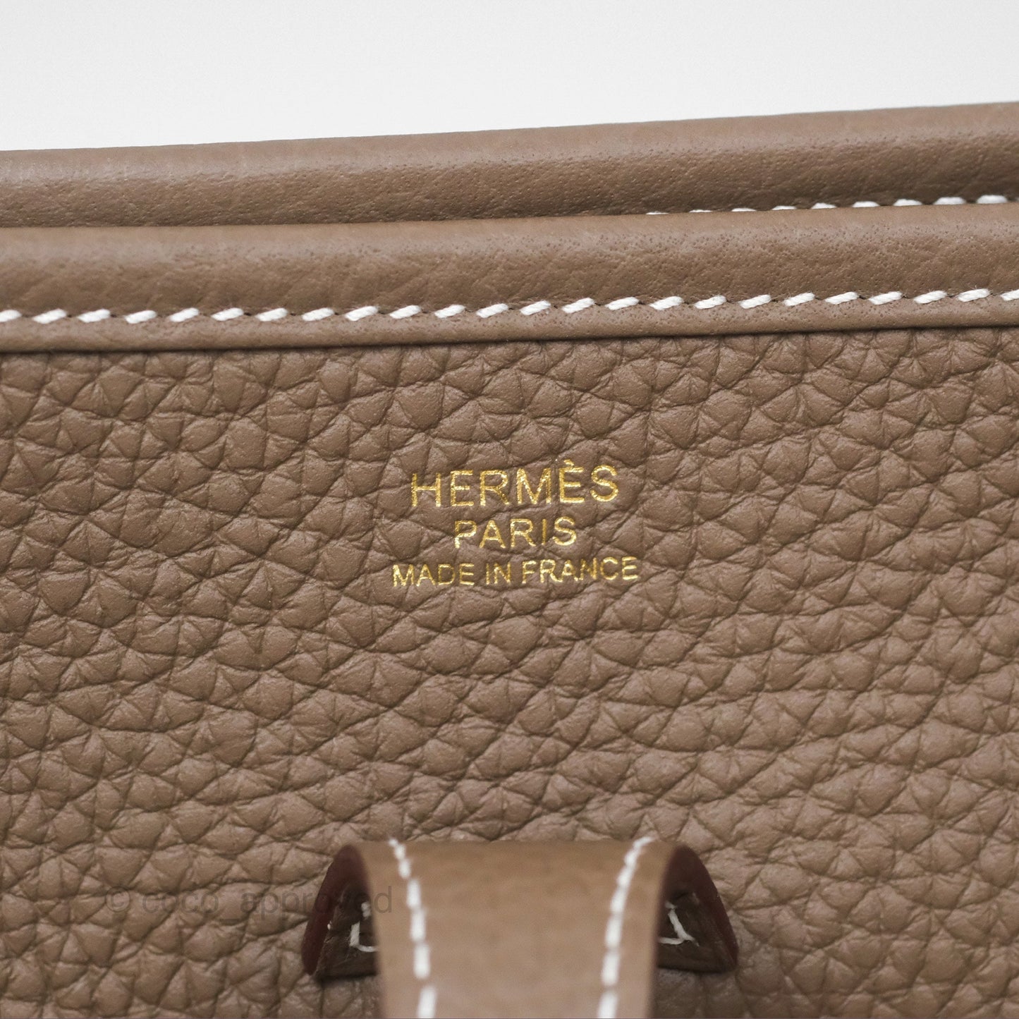 Hermes Evelyne III 29 Etoupe 18 Clemence Gold Hardware