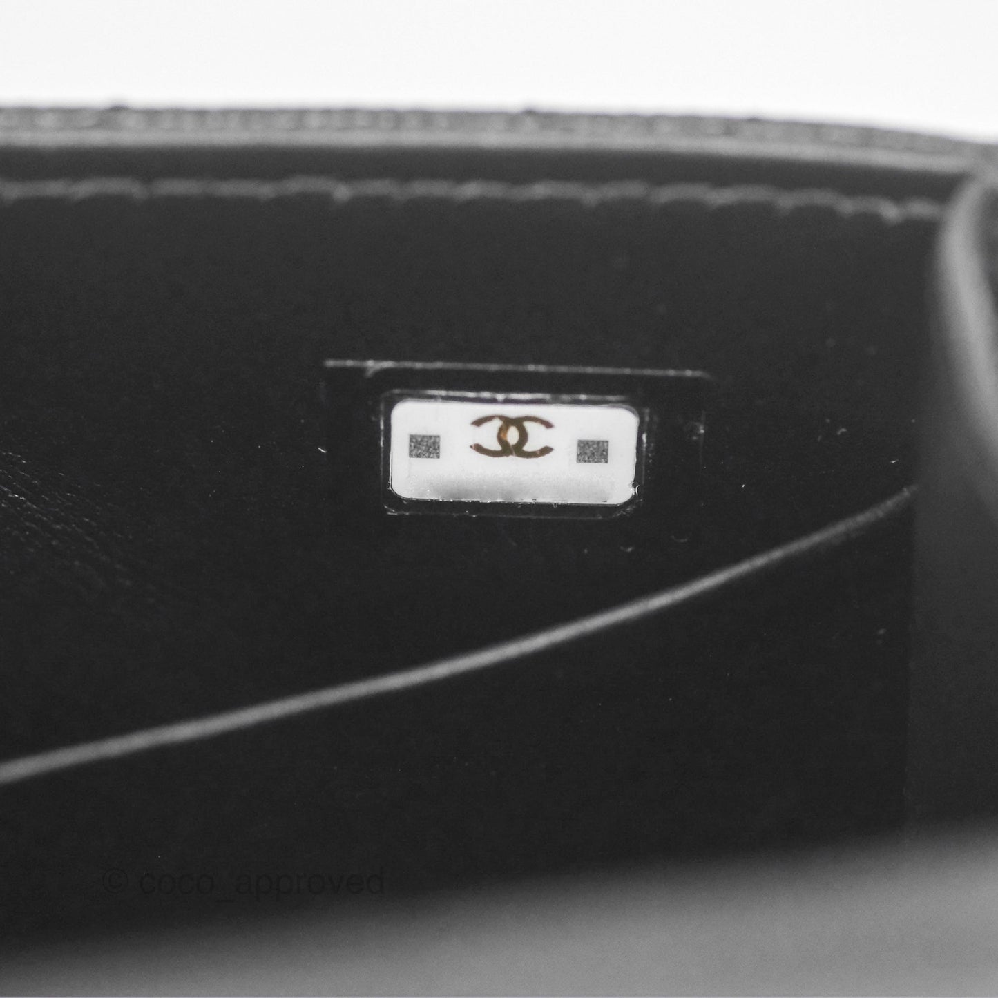 Chanel Kelly Clutch With Chain Black Caviar Gold Hardware