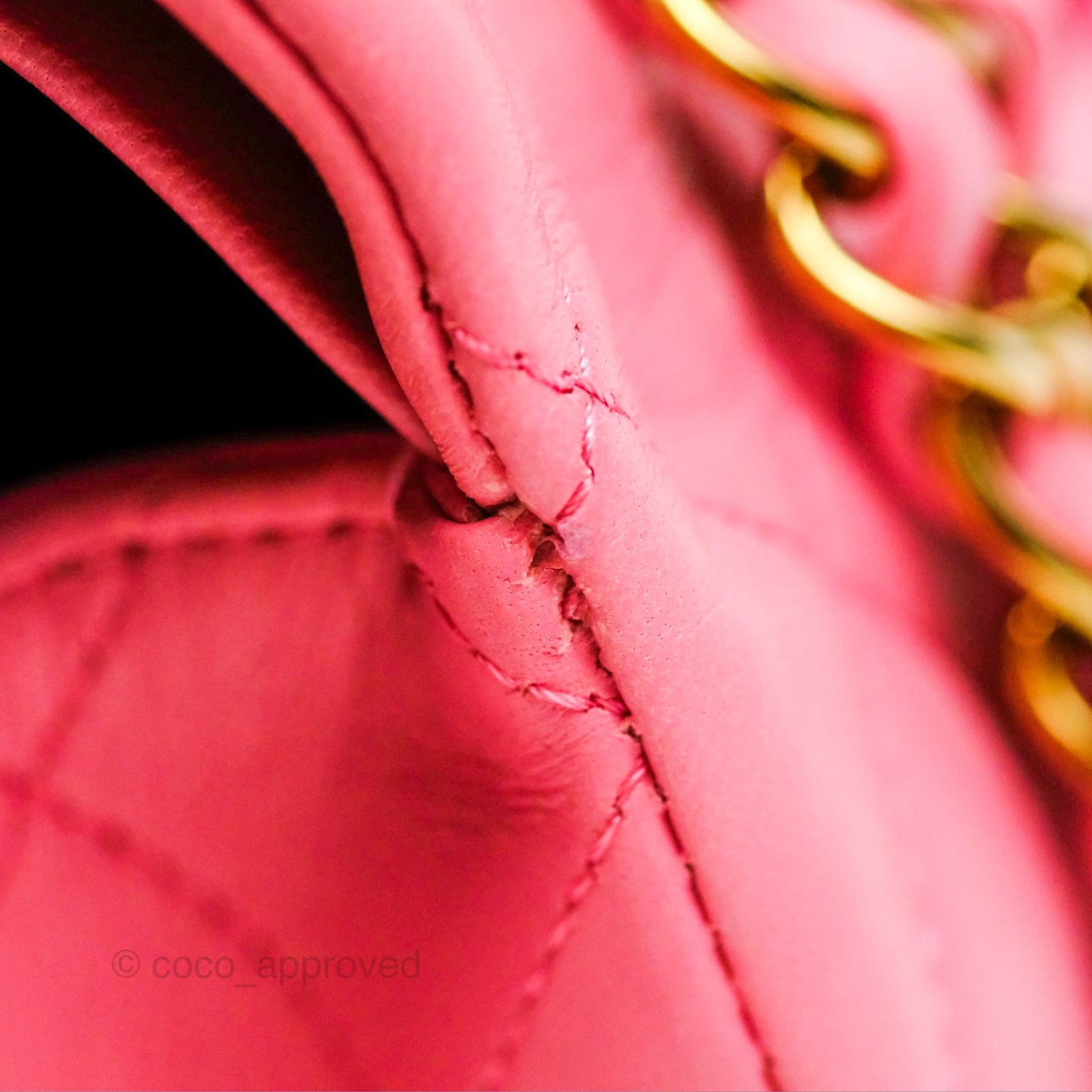 Chanel Small Classic Quilted Flap Pink Lambskin Gold Hardware