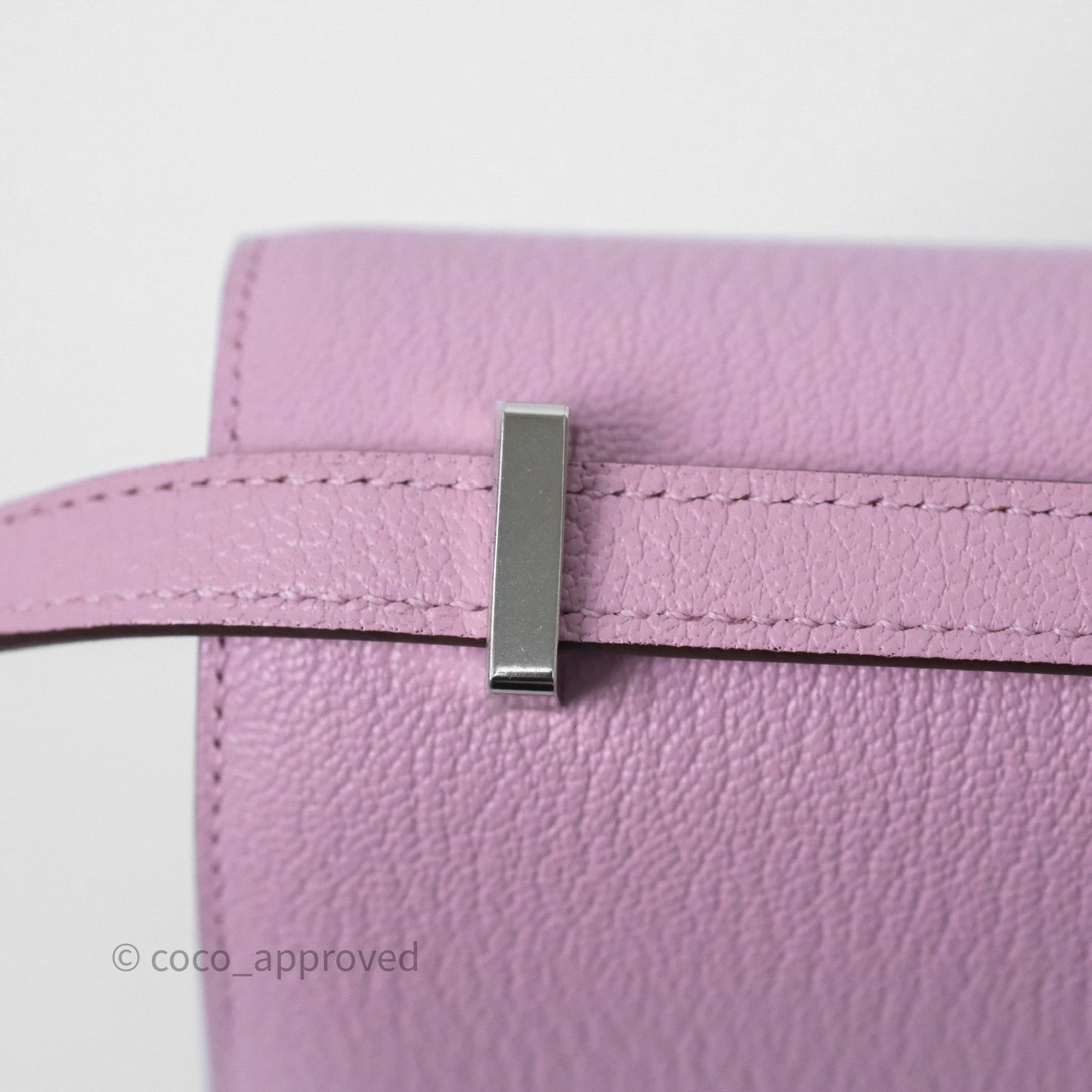 Hermès Constance Mini 18cm Mauve Sylvestre X9 Chevre Mysore Palladium Hardware