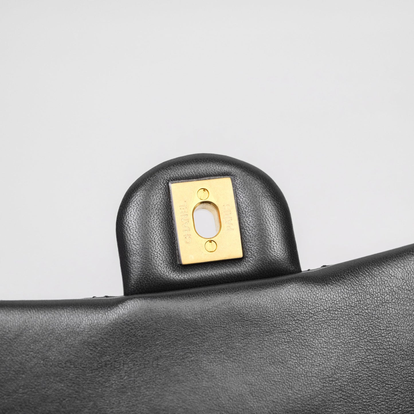 Chanel Pearl Crush Mini Square Quilted Black Lambskin Aged Gold Hardware