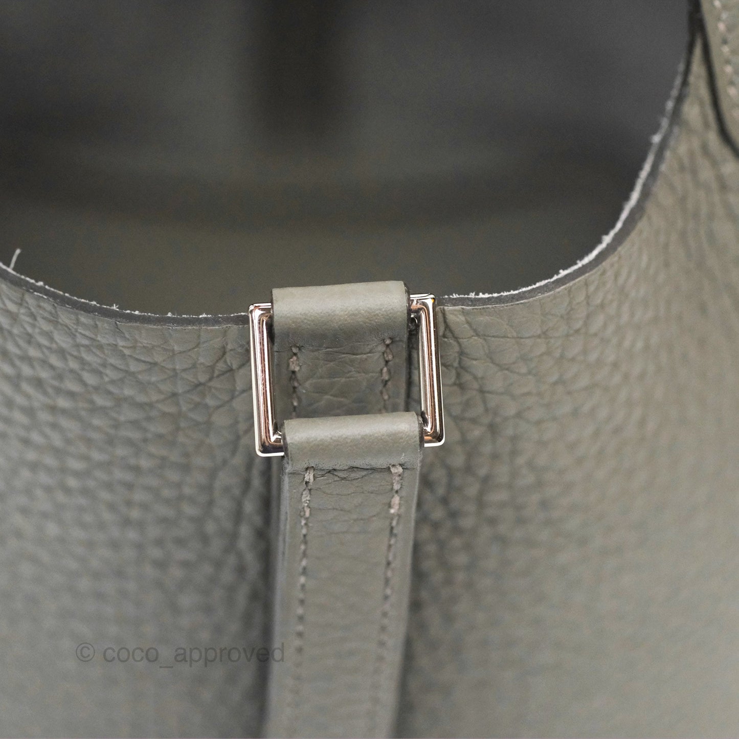 Hermès Picotin Lock 18 Gris Meyer 0L Clemence Palladium Hardware