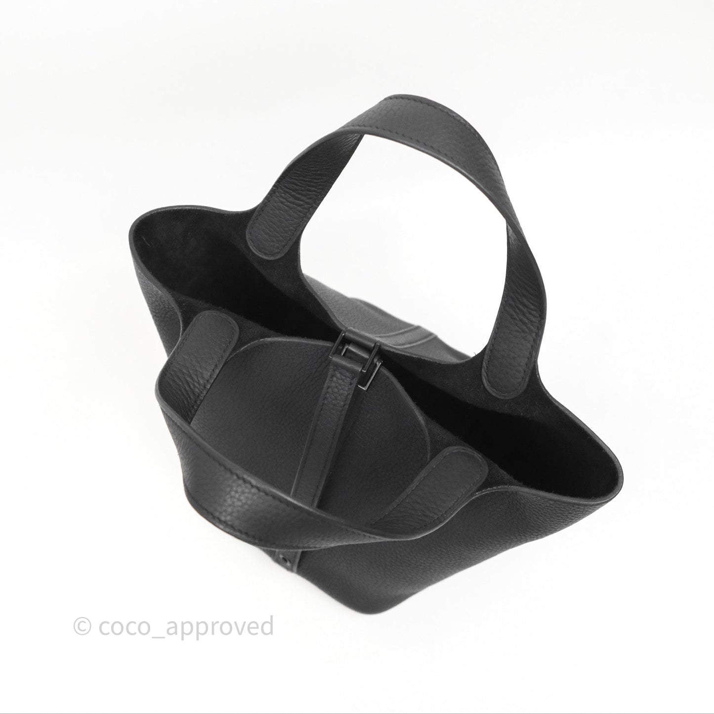 Hermès Picotin 18 Black Noir Clemence So Black Hardware