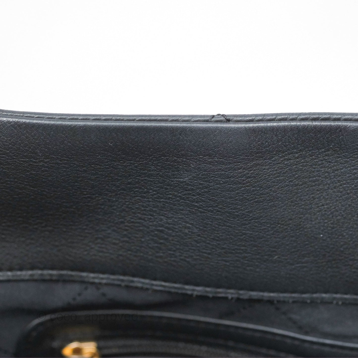 Chanel Large Hobo Tote Lambskin Black Aged Gold Hardware