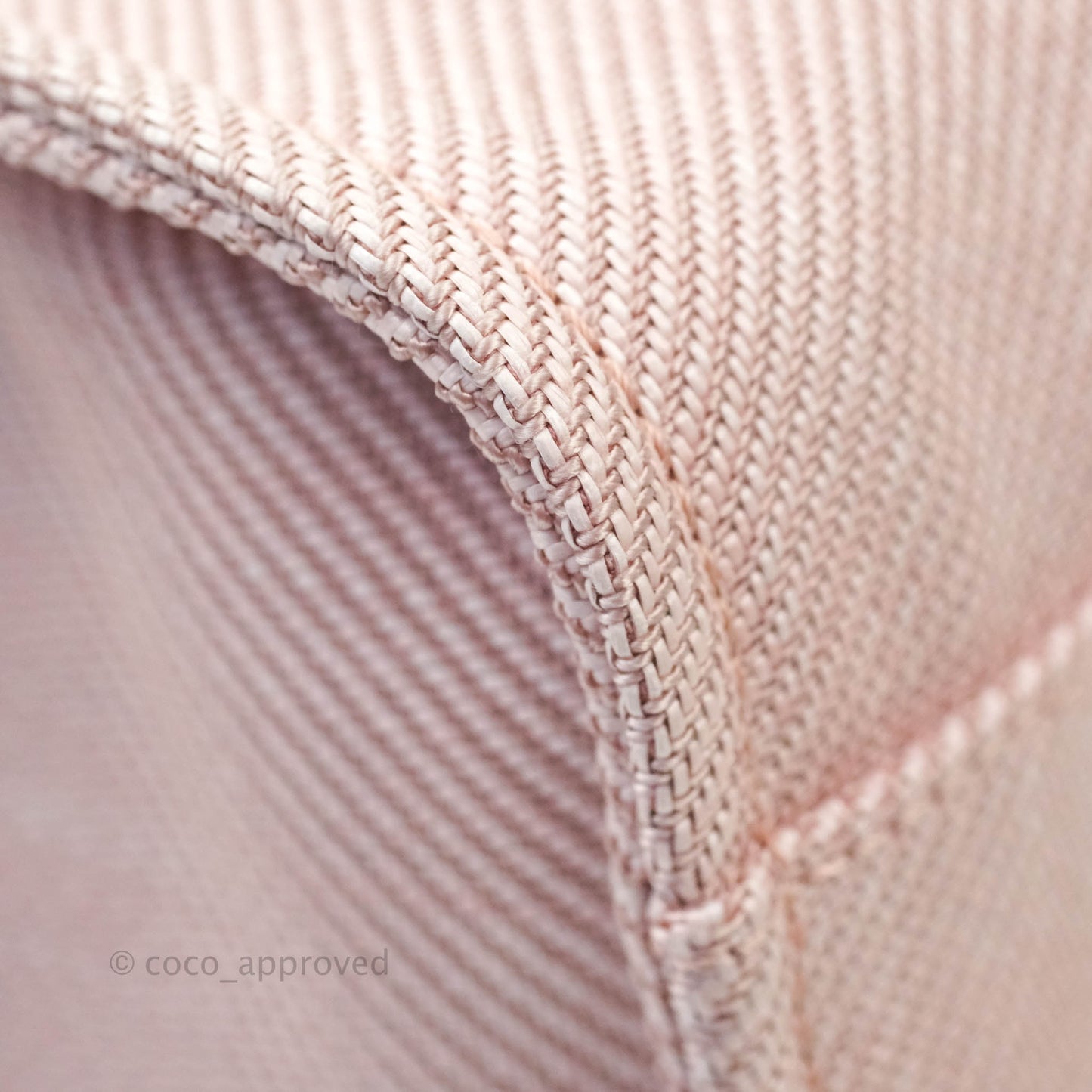 Chanel Large Deauville Pink Canvas 20A