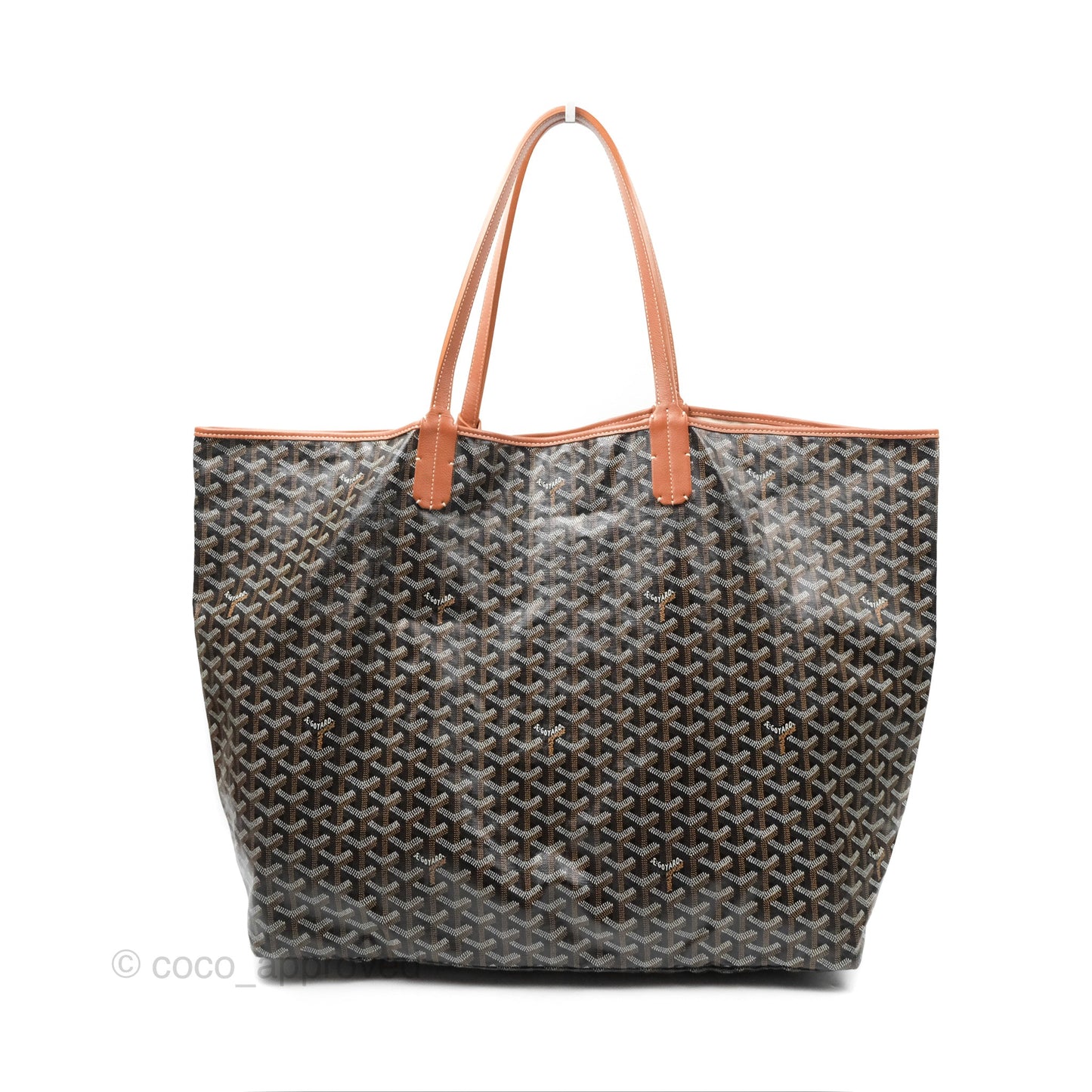 Goyard St. Louis Tote GM Black/Tan