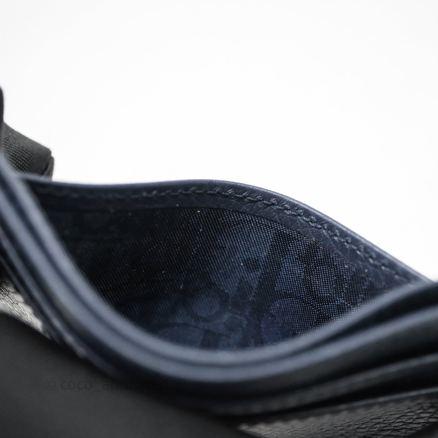 Christian Dior x Jordan Wings Card Holder Navy