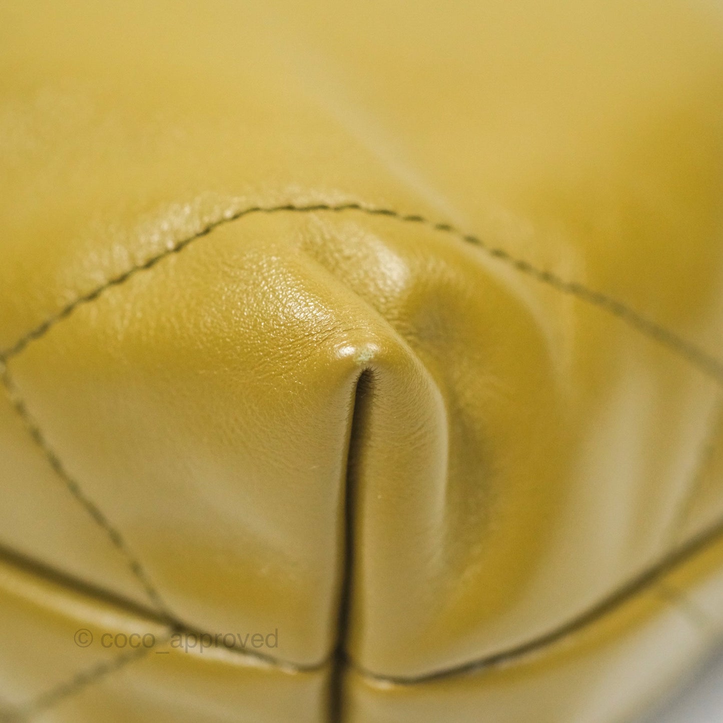 Chanel 22 Mini Bag Olive Shiny Crumpled Calfskin Aged Gold Hardware