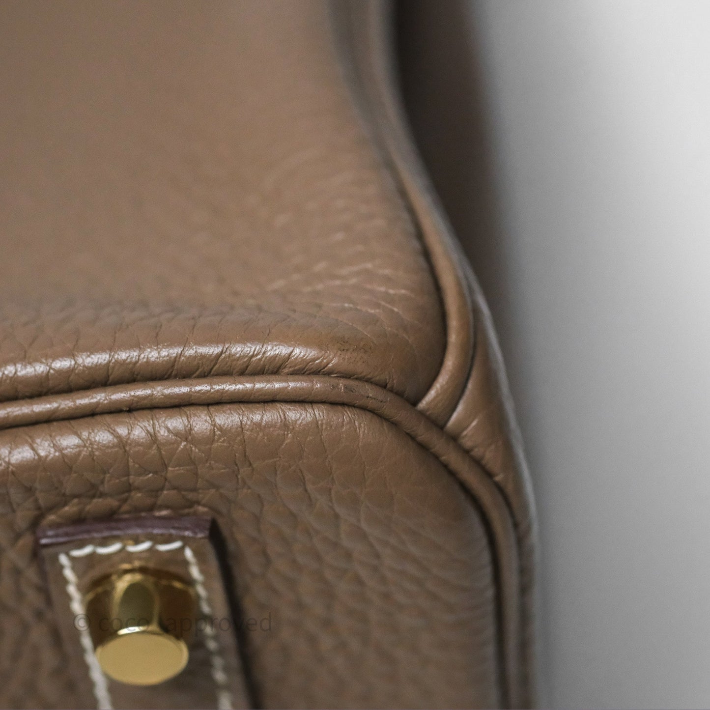 Hermès Birkin 30 Retourne Etoupe 18 Togo Gold Hardware