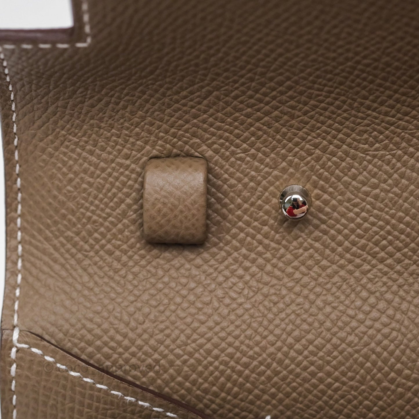 Hermès Kelly To Go Wallet Etoupe 18 Epsom Palladium Hardware