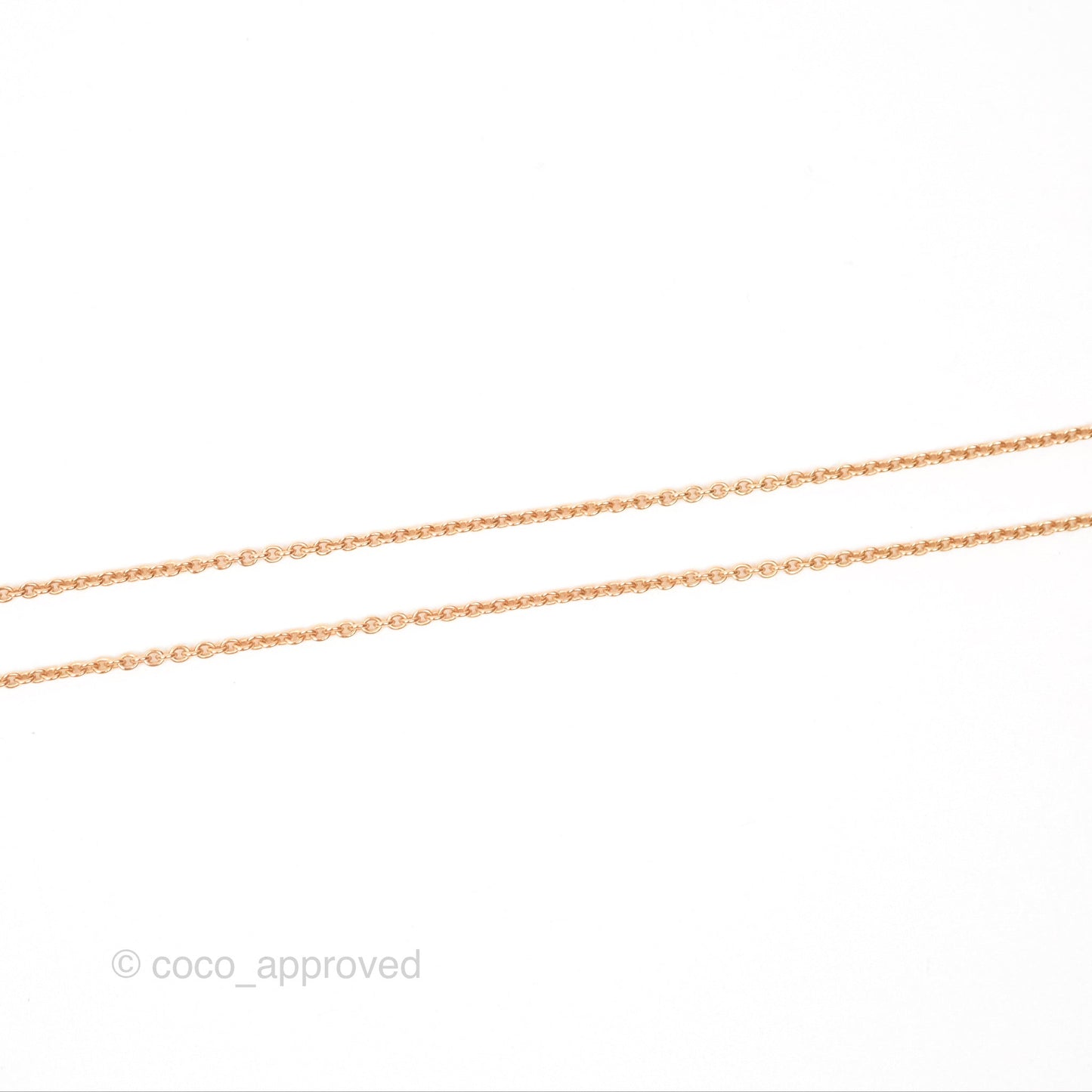 Hermès Finesse Necklace Rose Gold