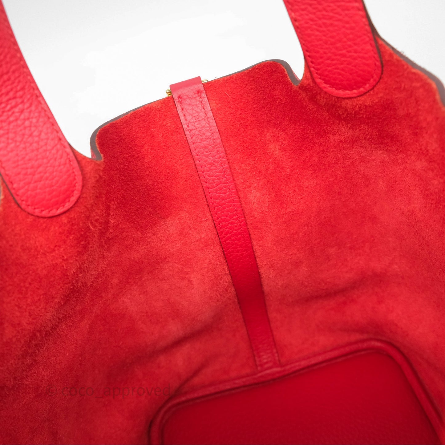Hermès Picotin 22 Rouge Tomate S5 Clemence Gold Hardware