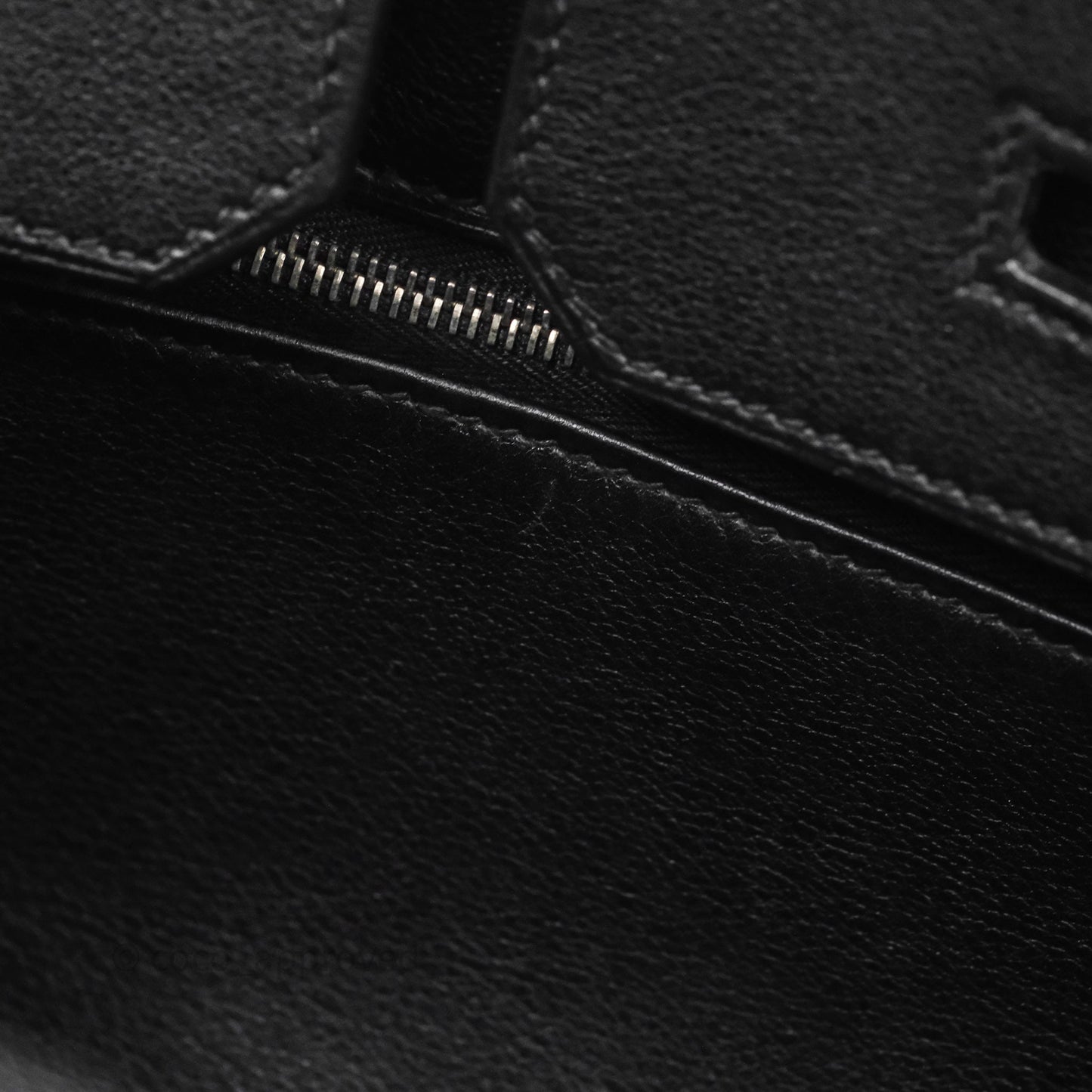 Hermès Birkin 30 Noir 89 Evergrain Palladium Hardware
