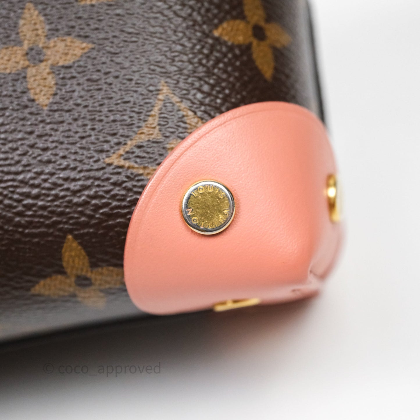 Louis Vuitton Petite Malle Souple Pink Monogram Canvas