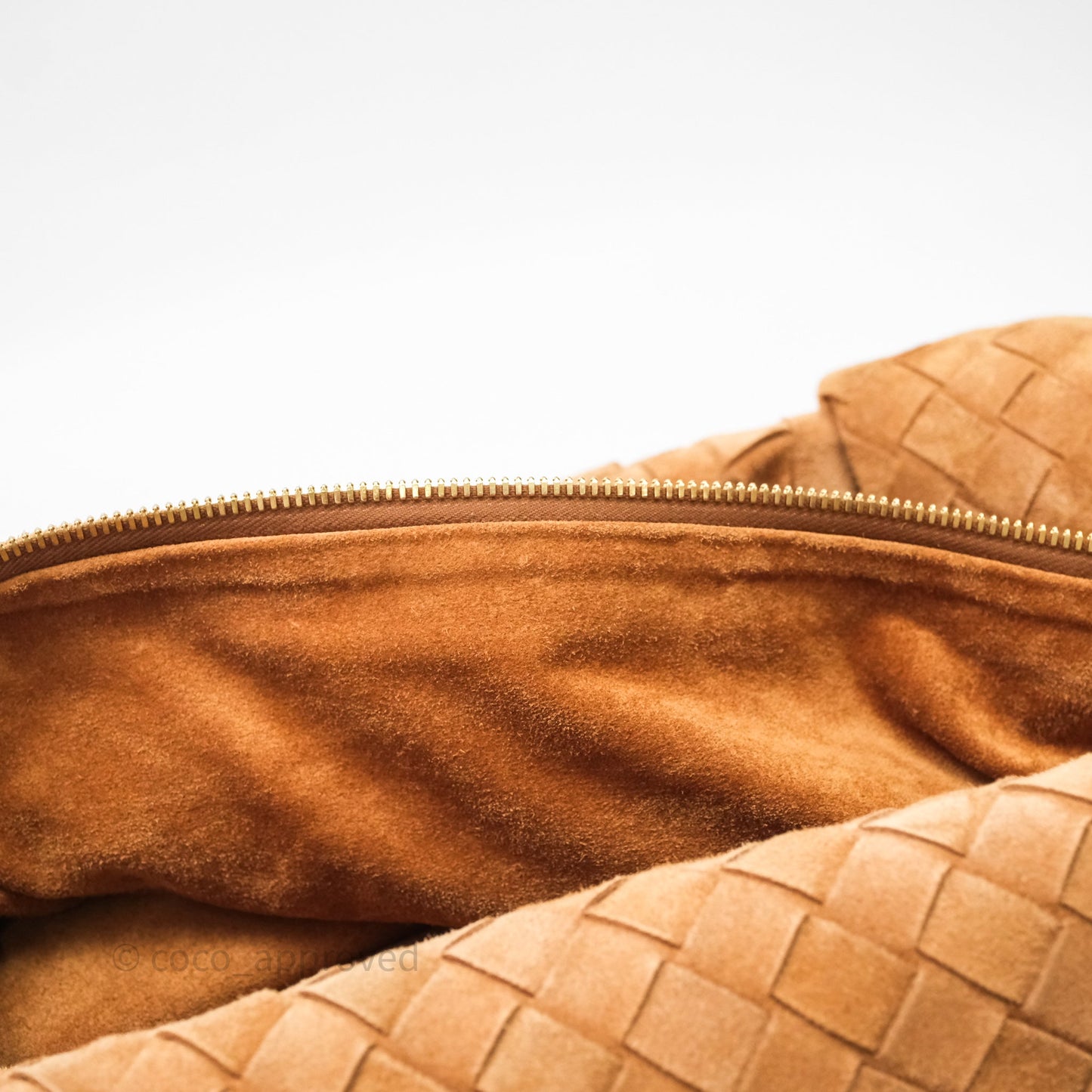 Bottega Veneta Classic Jodie Brown Suede Intrecciato