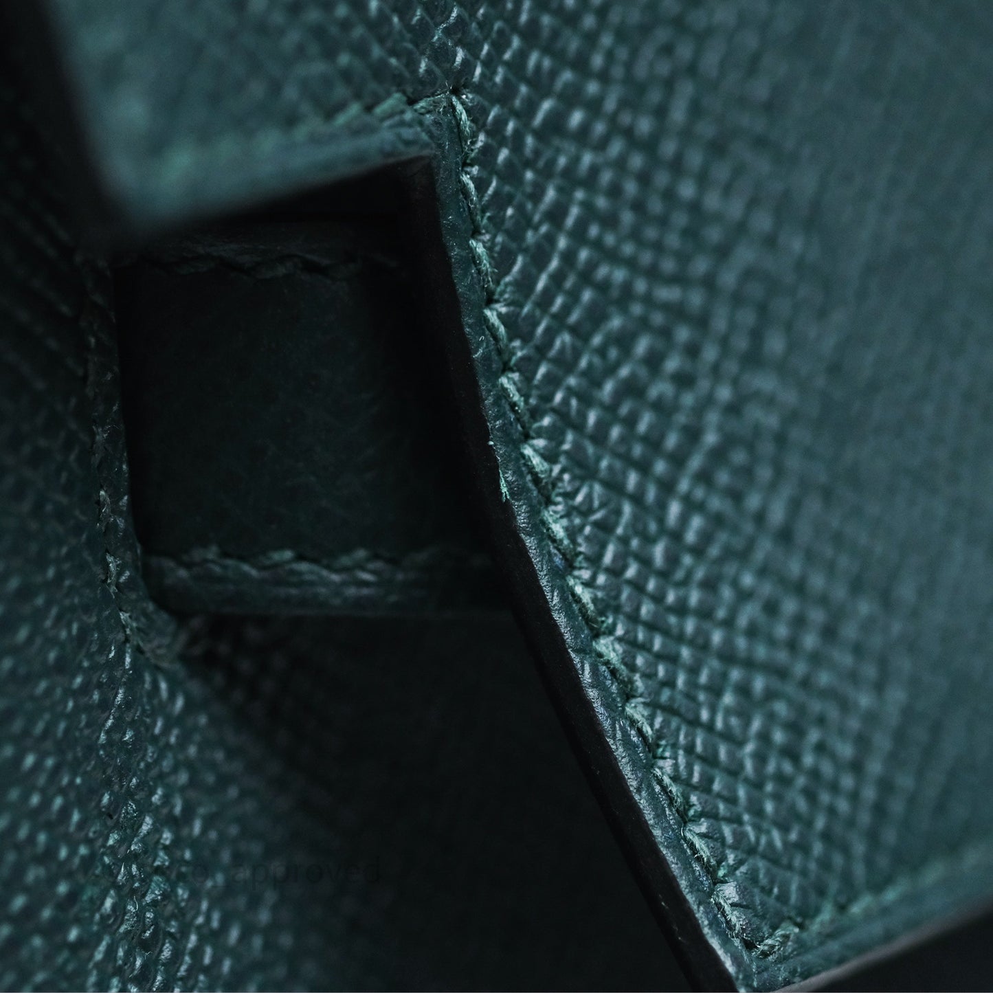 Hermès Kelly 28 Sellier Vert Cypres 6O Epsom Gold Hardware