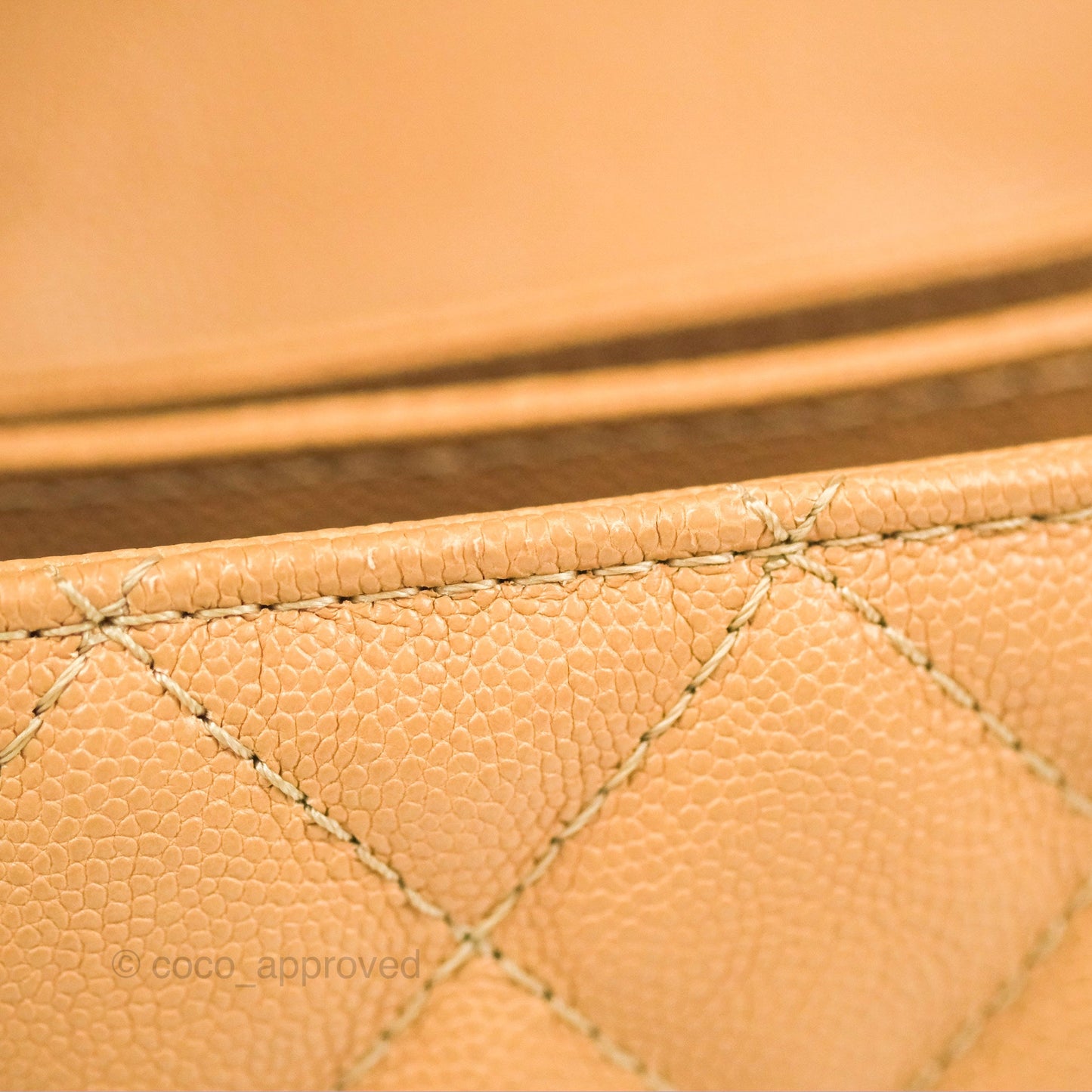 Chanel Quilted Small Urban Companion Flap Bag Beige Caviar Silver Hardware