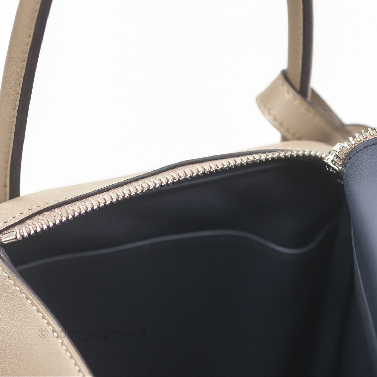 Hermès Lindy 30 Gris Asphalte M8/ Blue Indigo 76 Swift Palladium Hardware
