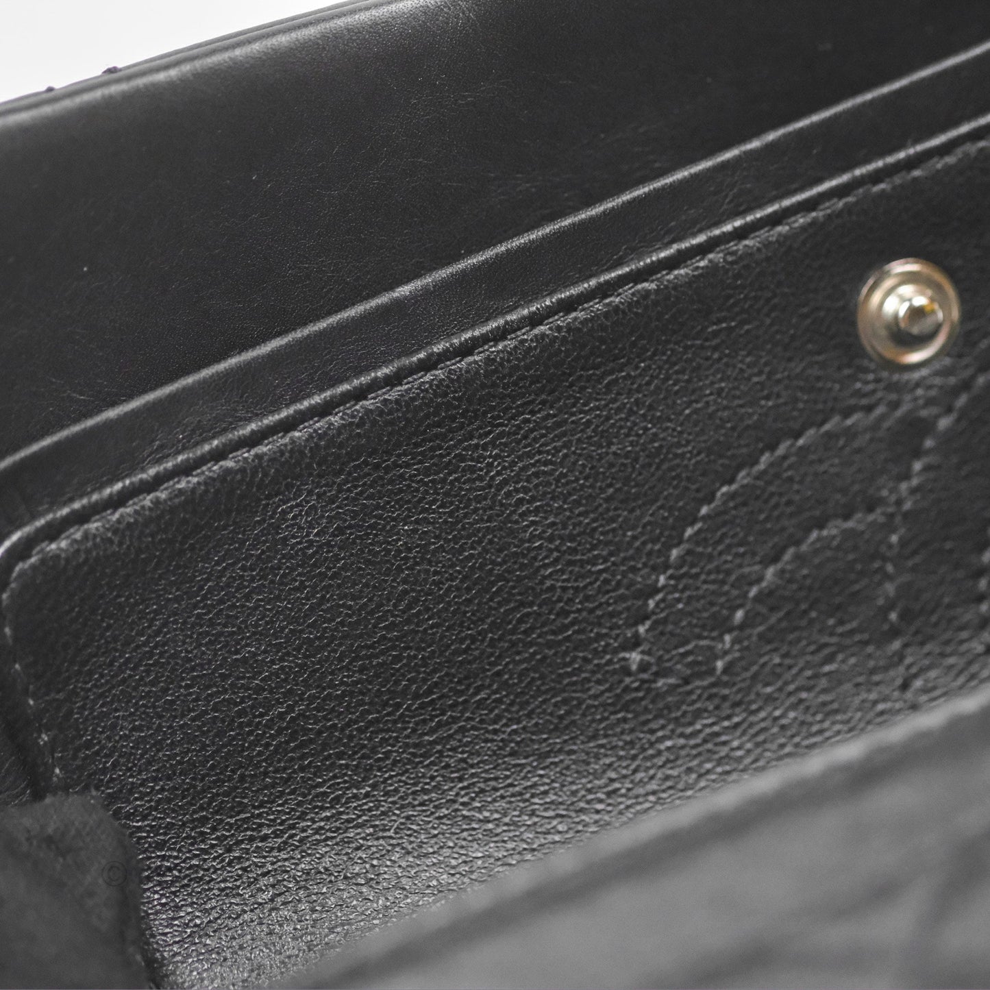 Chanel Mini Reissue 224 Black Aged Calfskin Ruthenium Hardware