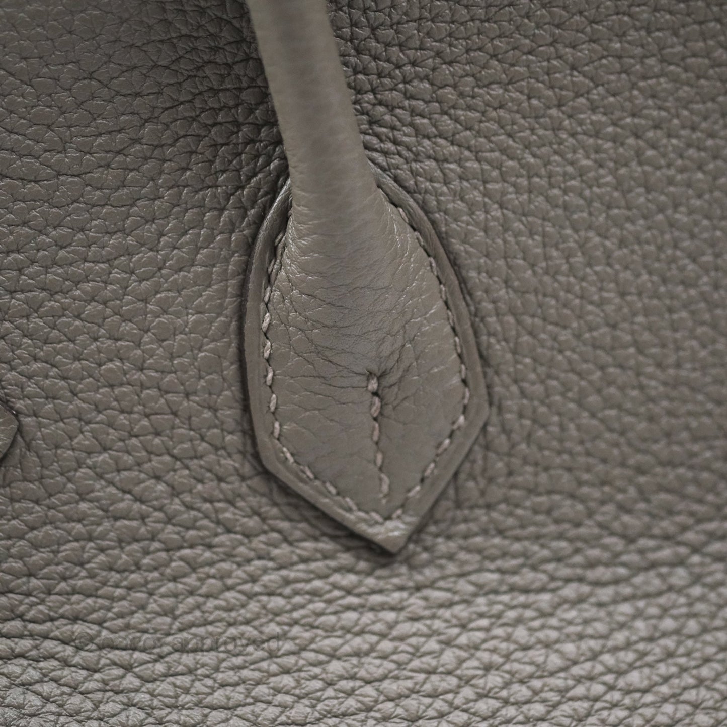 Hermes Birkin 25 Retourne Gris Meyer 0L Togo Gold Hardware