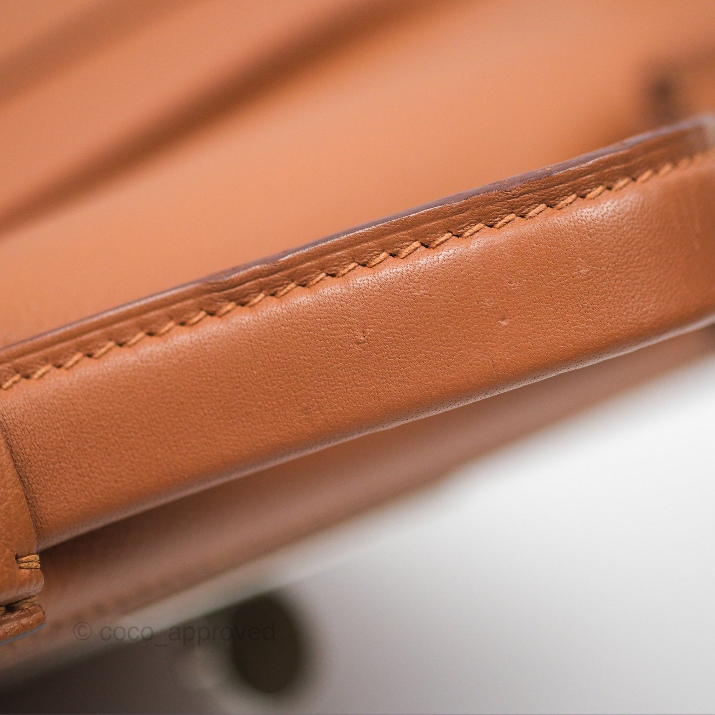 Hermès 24/24 21 Mini Gold 37 Evercolor/ Swift Palladium Hardware